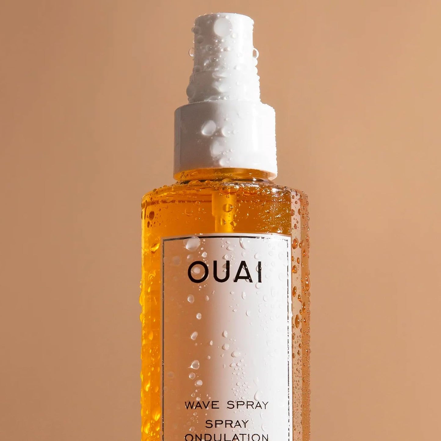 OUAI Wave Spray Travel Size - Coconut Oil & Rice Protein Texturizing Mist for Beach Waves, Volume & Shine - Paraben-Free, Safe for Color & Keratin-Treated Hair (1.7 fl oz)