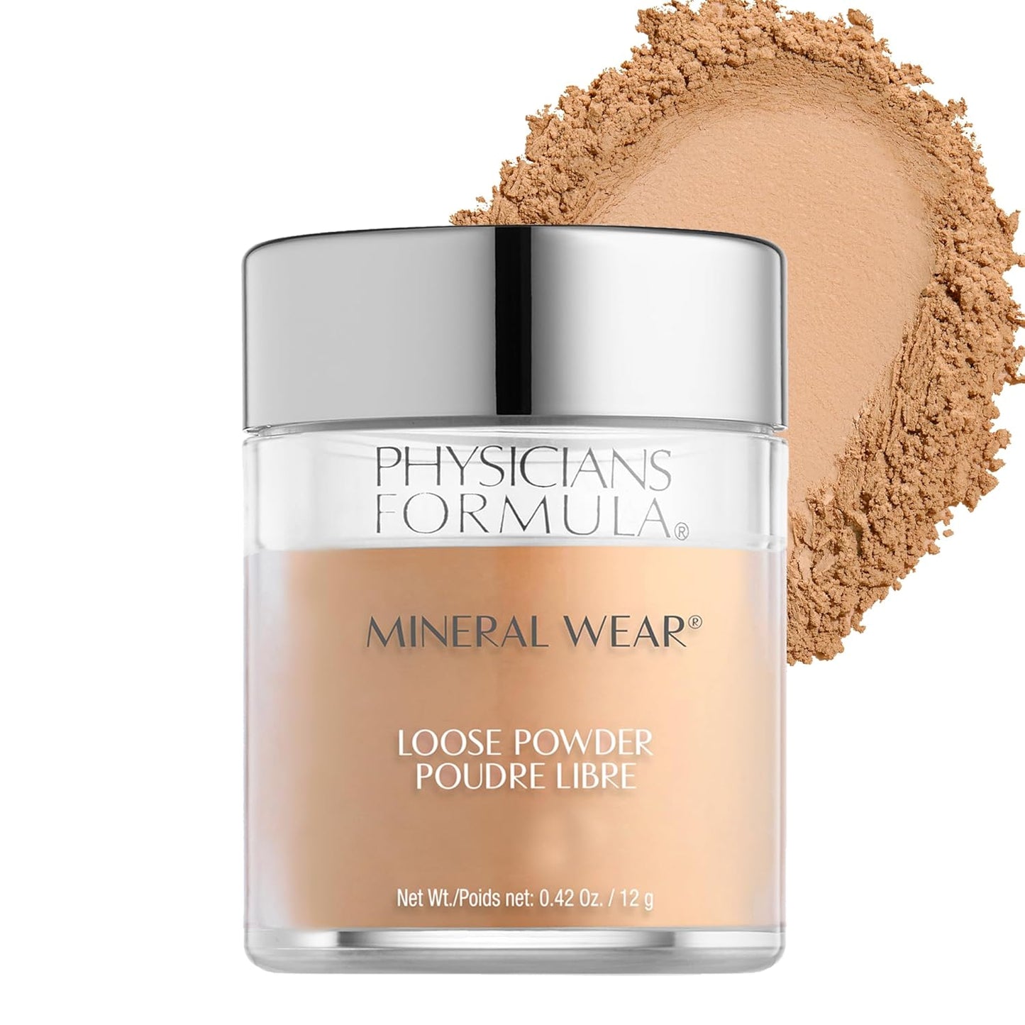 Physicians Formula Mineral Wear Talc-Free Loose Powder Medium Beige, Dermatologist Tested, Clinicially Tested