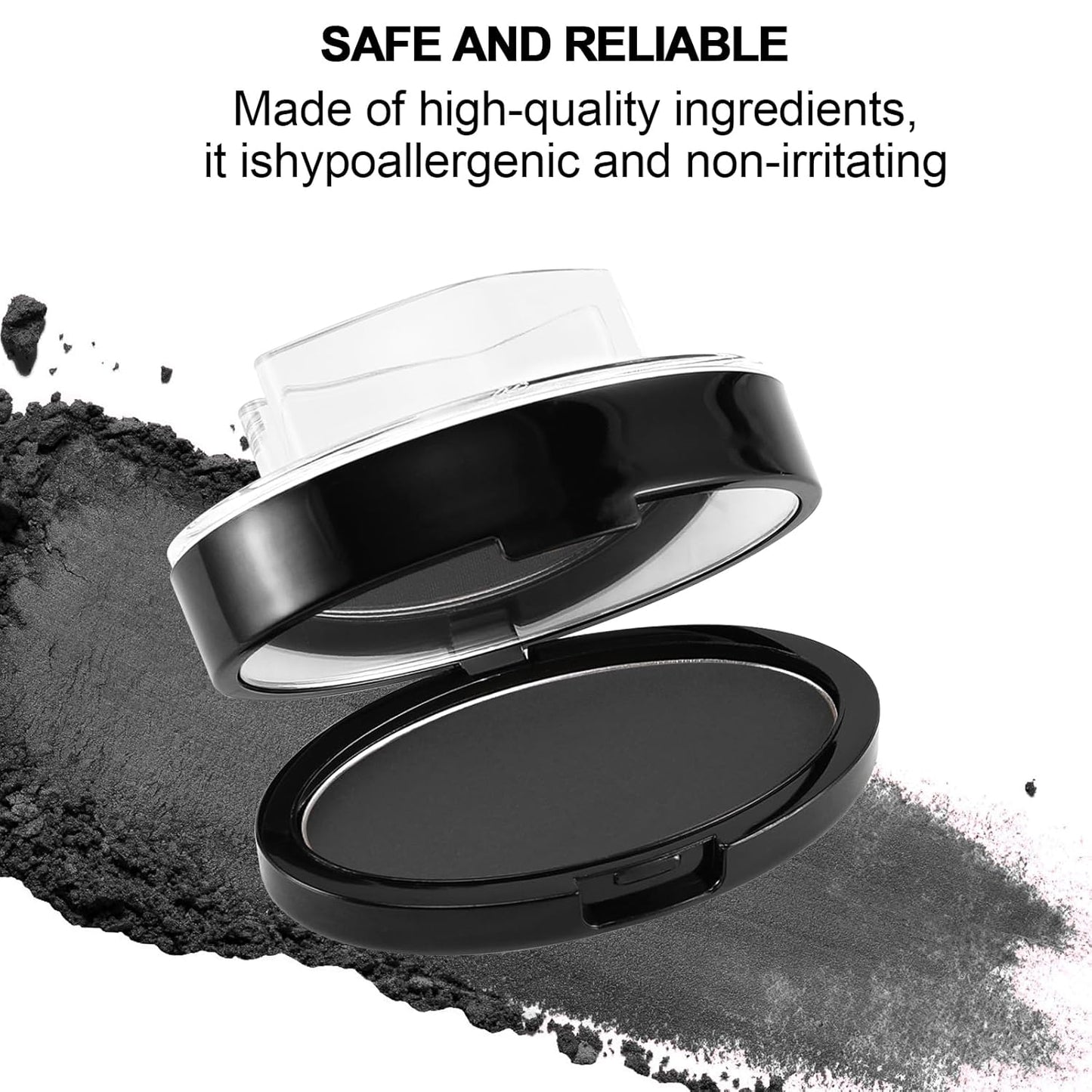 Boobeen Eyebrow Seal Stamp Powder - Waterproof 3 Seconds Eye Make Up Nature Coloring Kit - Creates Natural Looking Brows for Makeup Beginners