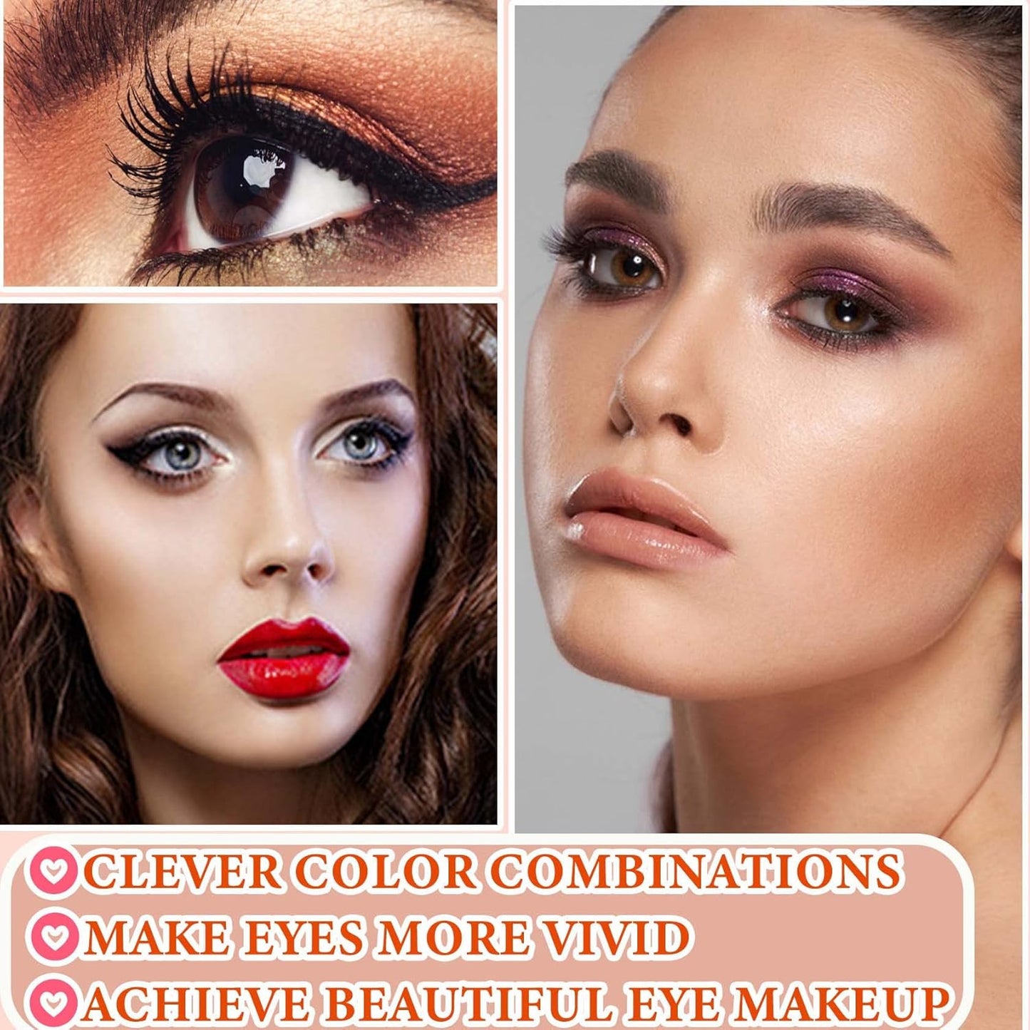 12 Color Naked Eyeshadow Palette,Pearly Earth Color Eyeshadow,Natural Shimmer Eyeshadow Palette,Professional Waterproof and Smudge Proof Eye Shadow Palette Kit,Eye Makeup Set for Women（B）