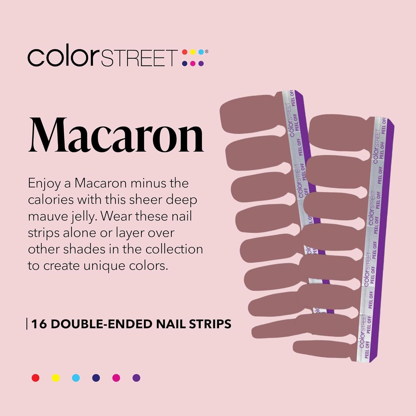 Color Street Macaron Nail Strips