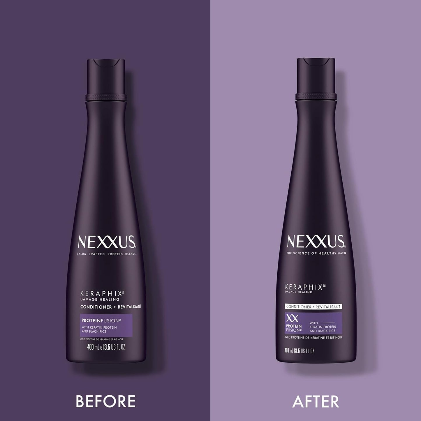 Nexxus Keraphix Conditioner Keraphix with ProteinFusion for Damaged Hair With Keratin Protein and Black Rice 13.5 oz