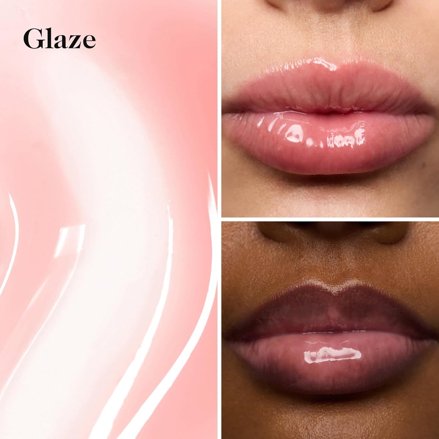 goop Beauty Hydra-Barrier Gel Gloss Set of 3 | Hydrating Lip Gloss to Moisturize & Plump Lips | Hyaluronic Acid & Vitamin E | Glaze, Blossom, and Spice | 0.13 oz each