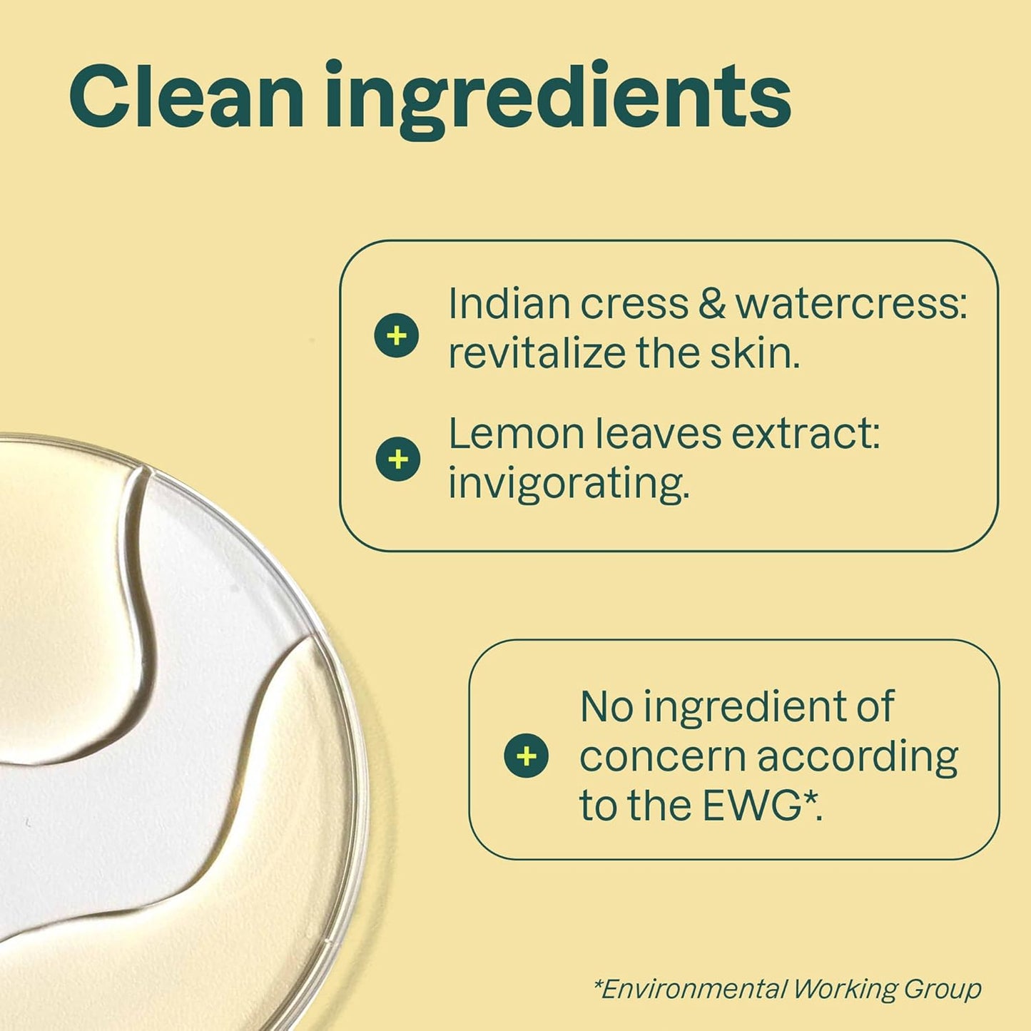 ATTITUDE Hand Cream, EWG Verified, Plant and Mineral-Based, Vegan Personal Care Products, Lemon Leaves, 2.5 Fl Oz (Pack of 6)