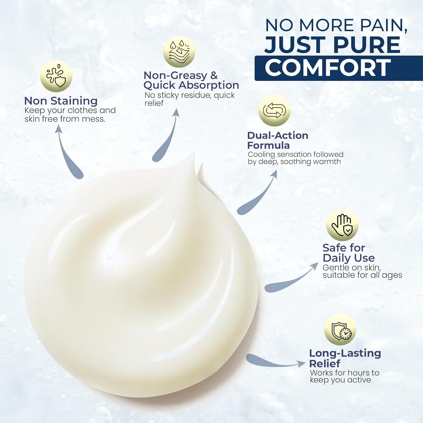 Sombra Original Cool Therapy Gel Cold Pain Relief for Swelling, Growing Pains, Soreness, Post-Workout, Vegan Formula Free of Artificial Fragrances, Dyes, NSAID, Wax, Petroleum, Alcohol - 4oz Jar