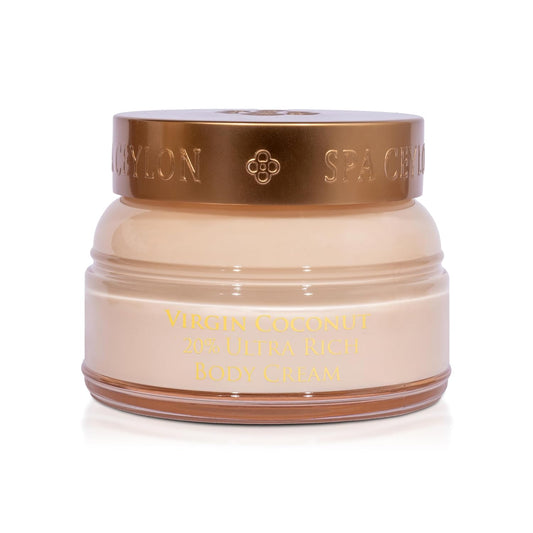 SPA CEYLON Virgin Coconut 20% Rich Body Cream | Hydrating | Suitable for all skin types