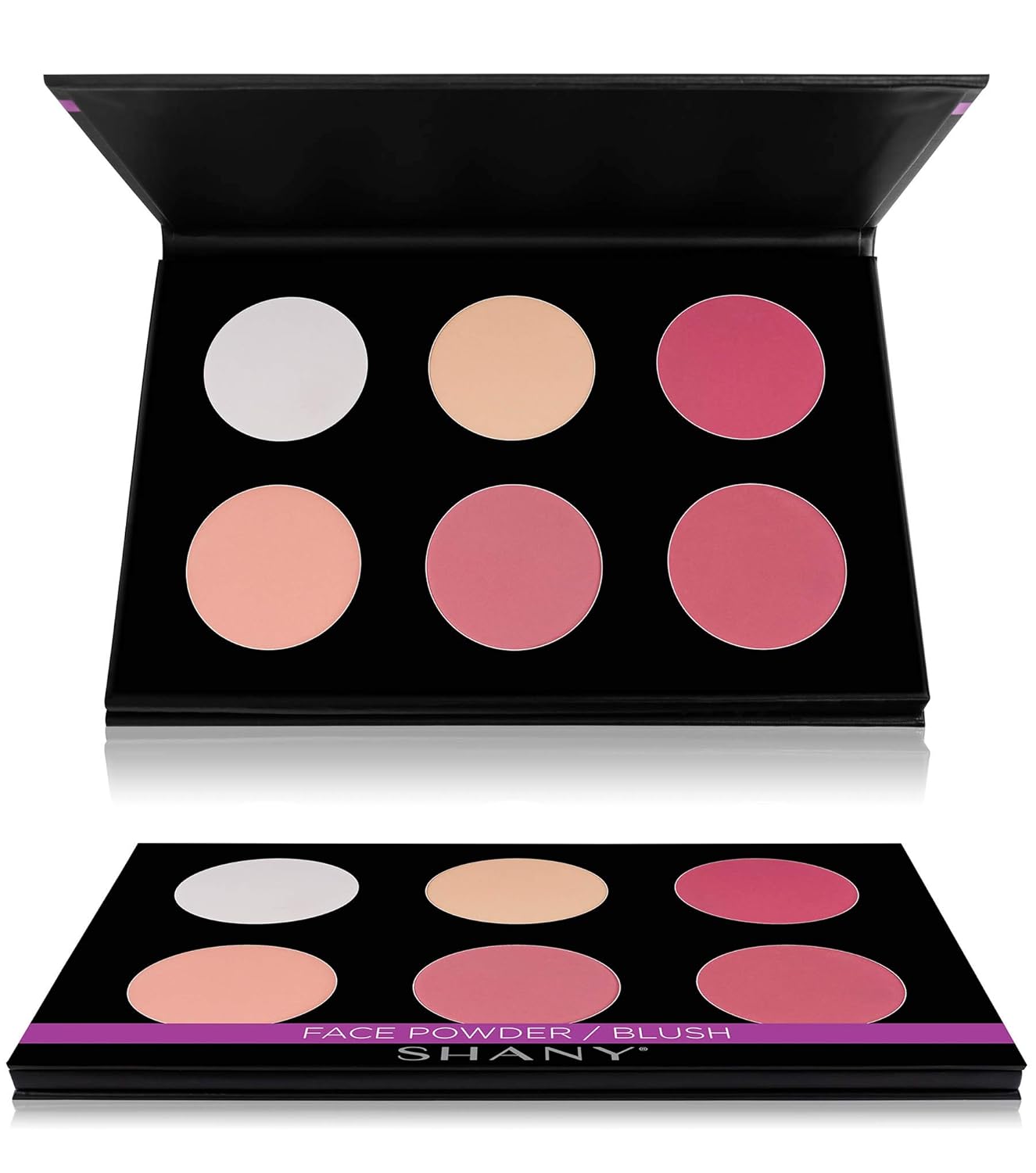 SHANY Cosmetics Shimmer & Matte Blush/Highlighter Face Palette - Layer 4 - Refill For The 6 Layer Mini Masterpiece Collection Makeup Set, Highlighter