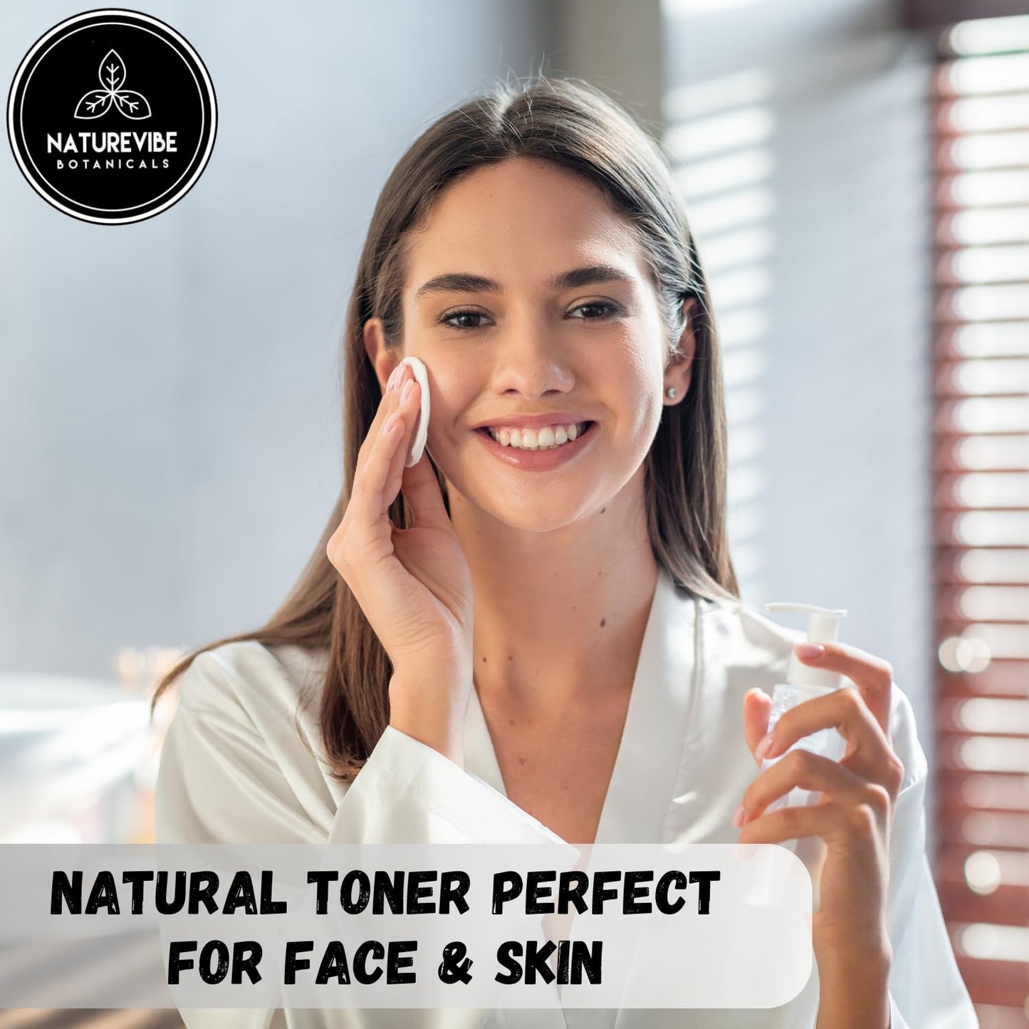 Naturevibe Botanicals Geranium Water 32 Ounces | 100% Pure and Natural | Great for Skin Care and Hair Care