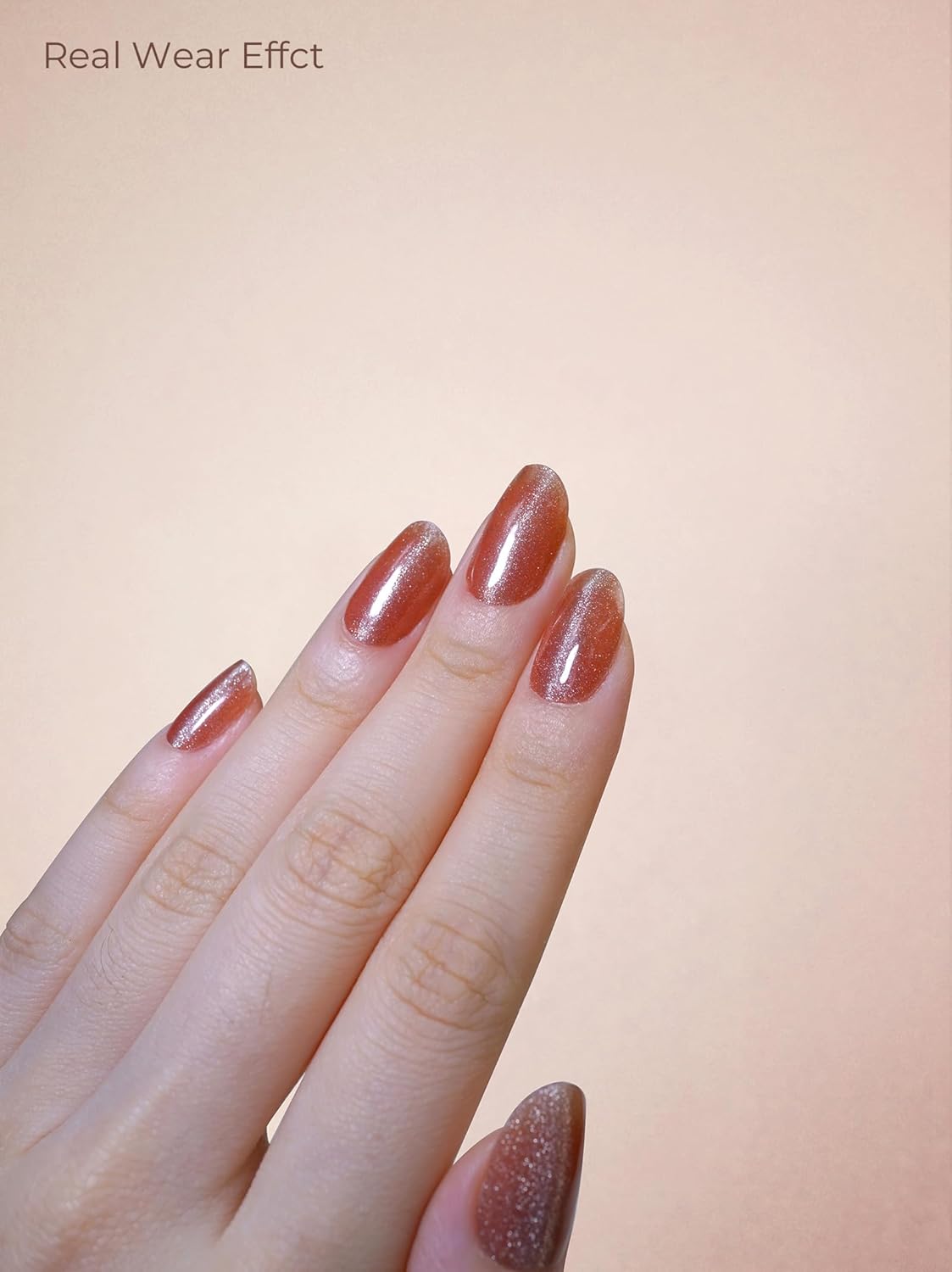 Pre Cured Gel Nail Strips - 44PCS Salon Quality Gel Nail Stickers - Long Lasting Polish Wraps for Women no UV Light Needed Easy Apply& Remove (Solar Gold)