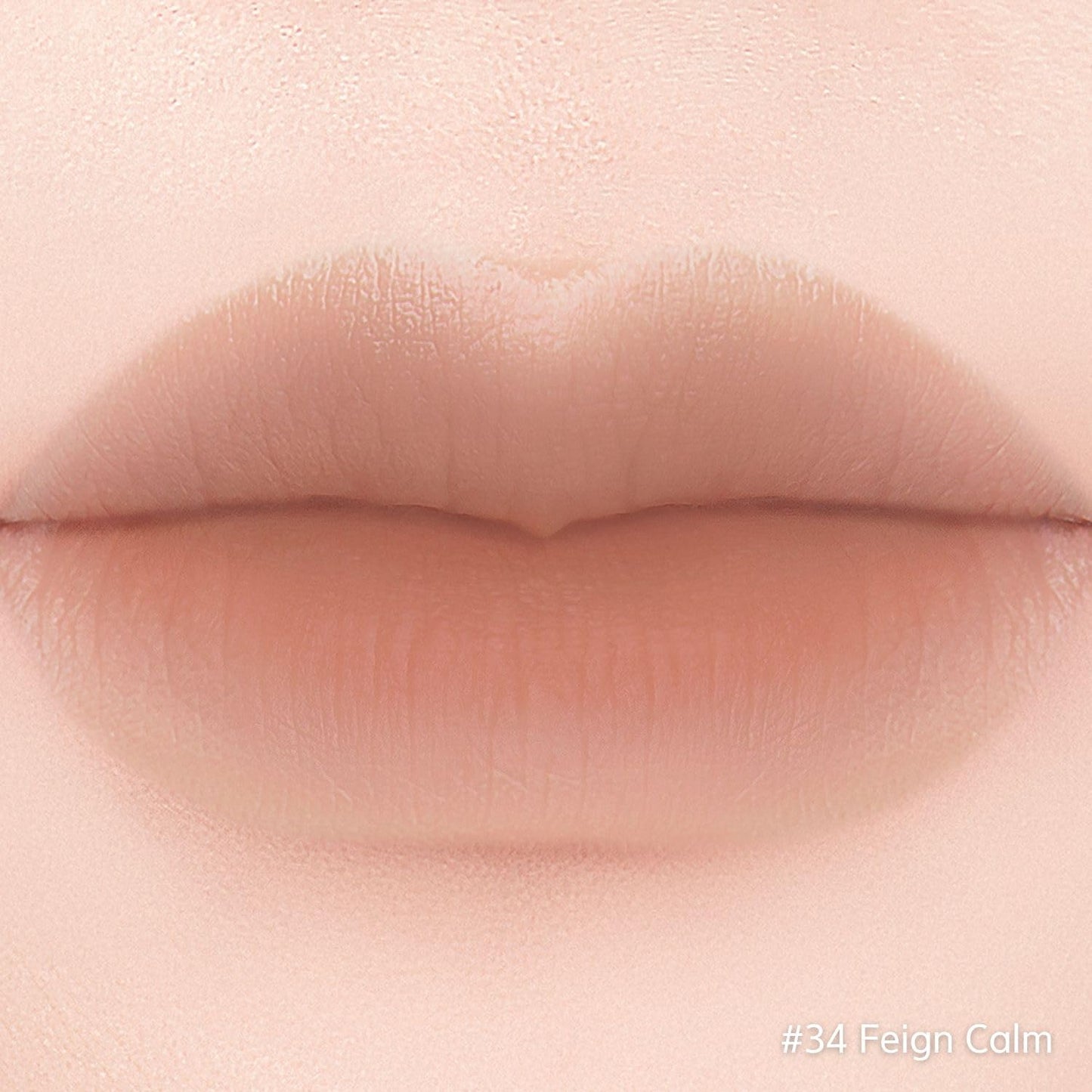 BBIA Last Velvet Lip Tint - Soft & Creamy Matte Finish Lip Stain, Blur Effect with Velvety Texture, Long-Lasting, High Pigment, Lightweight, Non-Drying, Korean Lip Makeup (34 FEIGN CALM)