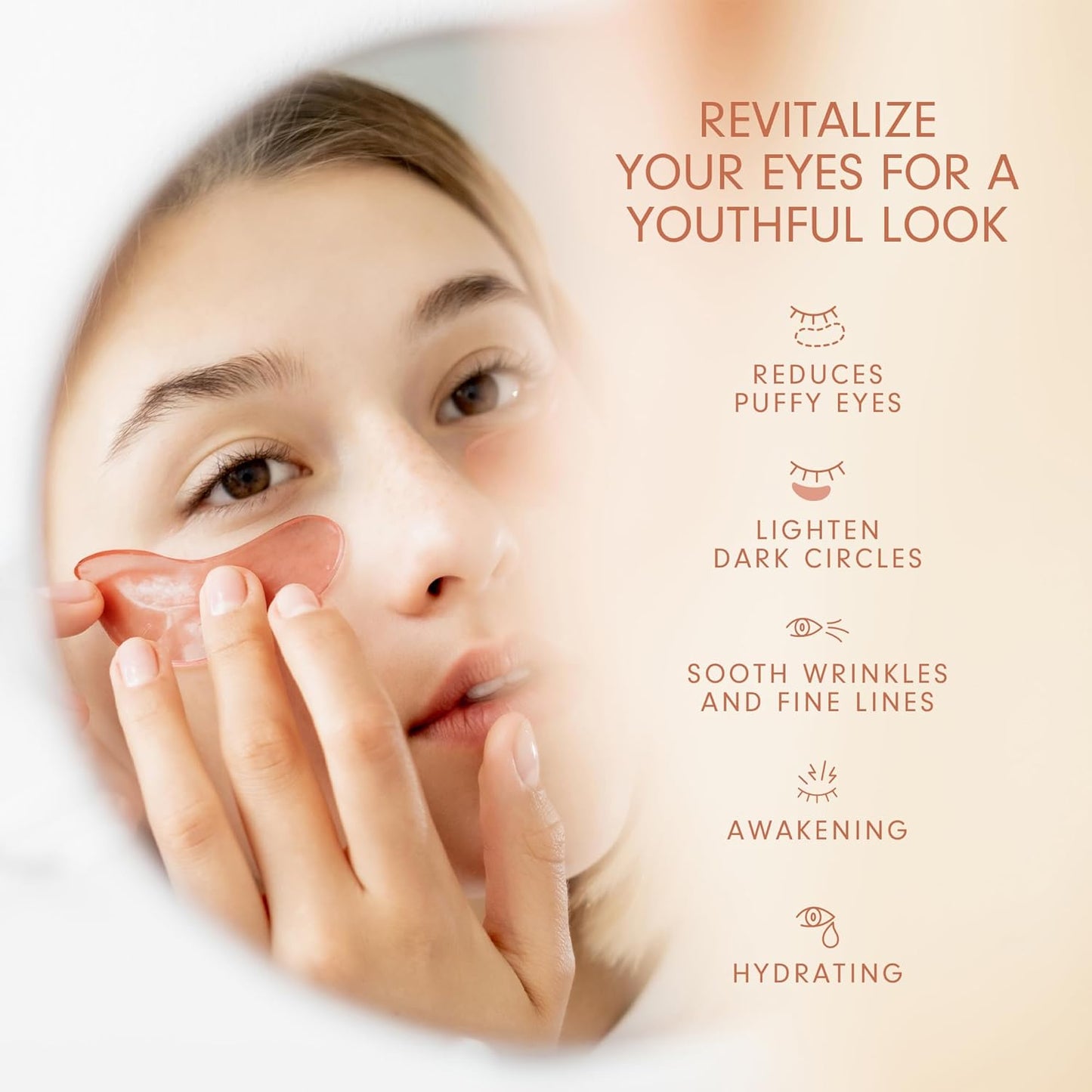 Eye Patches for Puffy Eyes and Dark Circles: Reduce Puffiness and Dark Circles - Brightening Caffeine Eye Patches with Hyaluronic Acid - Awakening and Hydrating (30 Pairs)