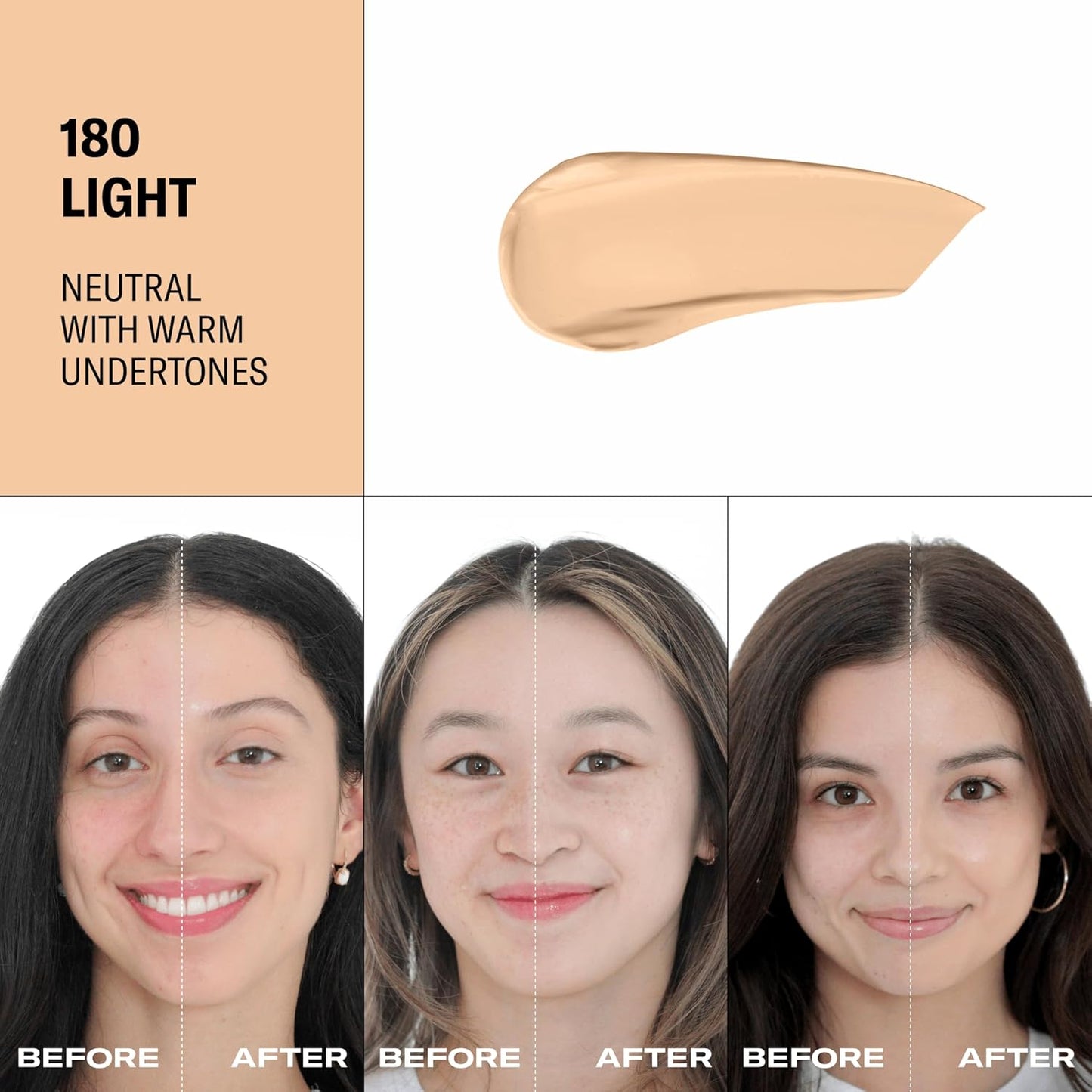 Youthforia Date Night Skin Tint Serum Foundation, Light-Medium Coverage, Hydrating Formula, Vegan & Cruelty-Free, 180 Light - Neutral with Warm Undertones
