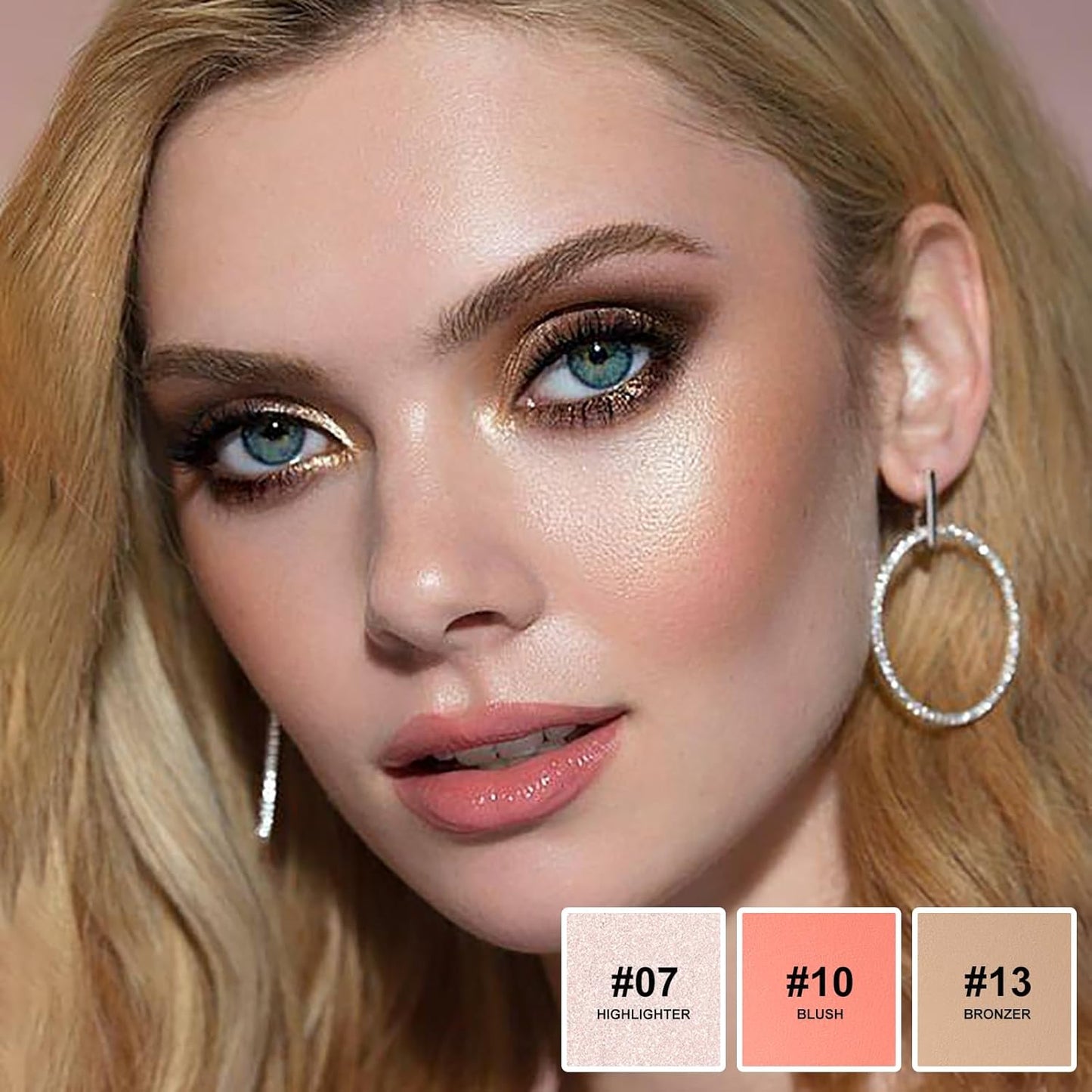 Lezero 3Pcs Contour Stick Makeup Kit, Shades with Highlighter, Blush and Bronzer Stick for Sculpt the Face and All Skin Type, Long Lasting, Smooth, Dewy & Matte Finish, #1 FAIR