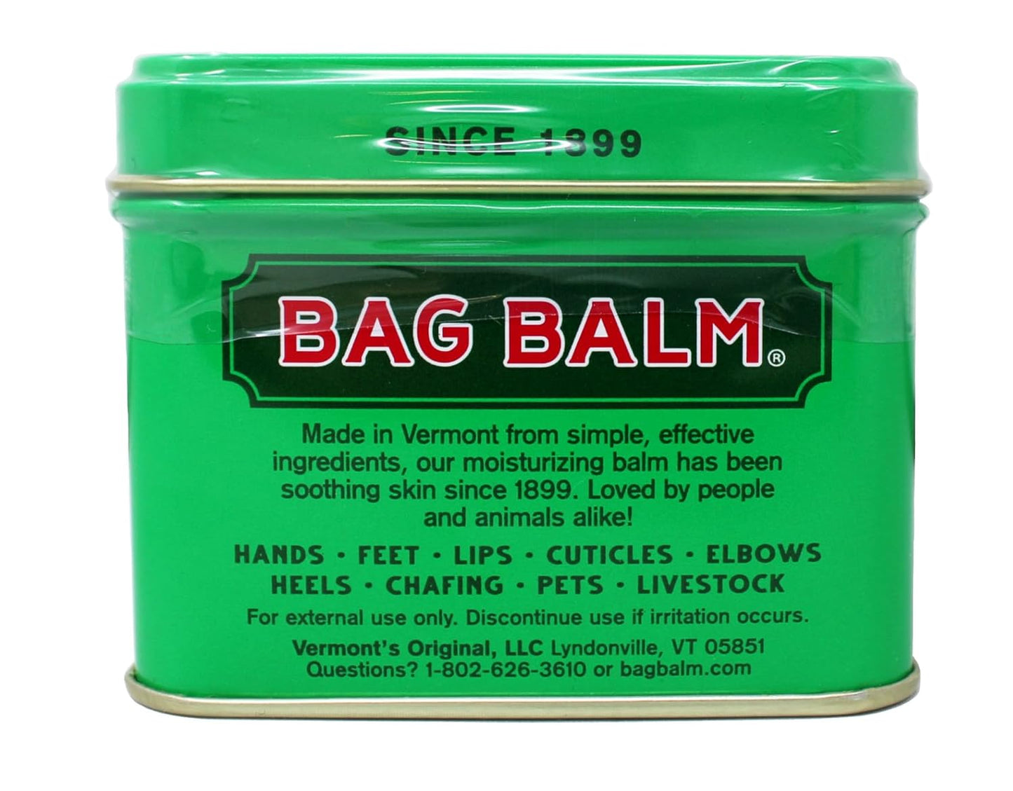 Bag Balm Vermonts Original Moisturizing And Softening Ointment, 8 Ounce (2 Pack)