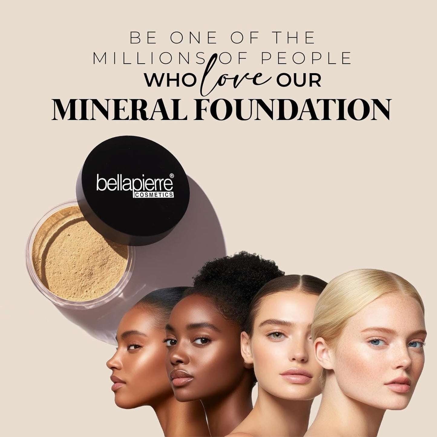 Bellapierre Mineral Foundation SPF 15 – Loose Powder Foundation, Full Coverage Mineral Makeup with Matte Finish – Vegan, Cruelty Free, Hypoallergenic, Oil & Talc Free – 0.32 oz - Blondie
