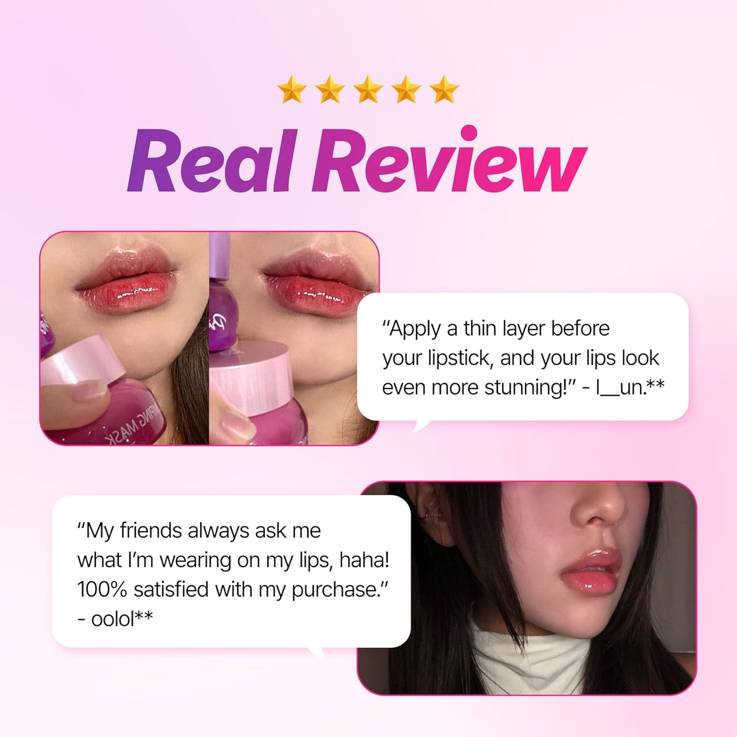 Touch in Sol Pretty Filter Overnight Lip Mask – Hydrating Lip Sleeping Mask for Dry Lips, Korean Lip Care Treatment for Moisture, Plumping Effect for Fuller, Smooth Lips #Fig & Vanilla (0.3 fl.oz/9ml)