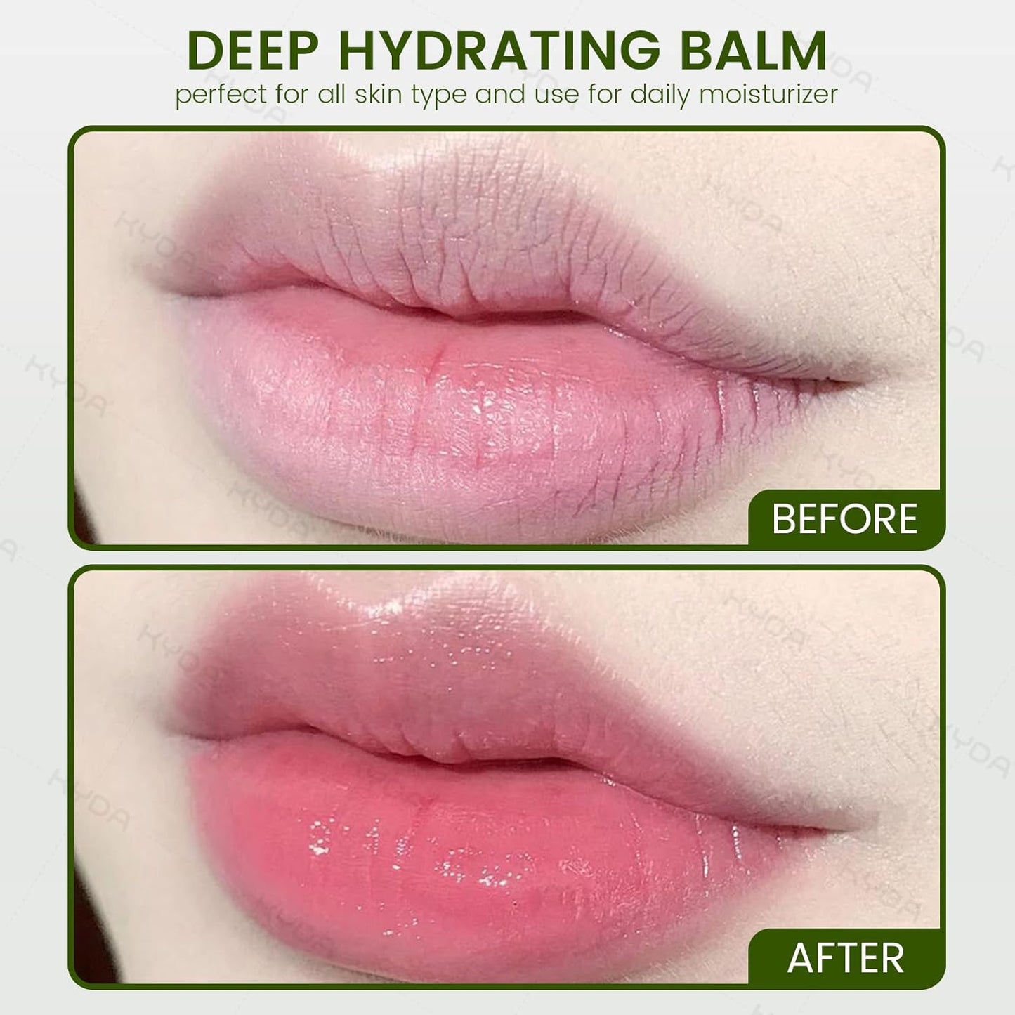 Ownest 10 Pcs Aloe Vera Lip Balm, PH Color Changing Lipstick, Change from Green to Natural Pink, Deep Hydrating Tinted Lip Balm, Daily Lip Moisturizer for Dry Cracked Lips, with Real Aloe Vera