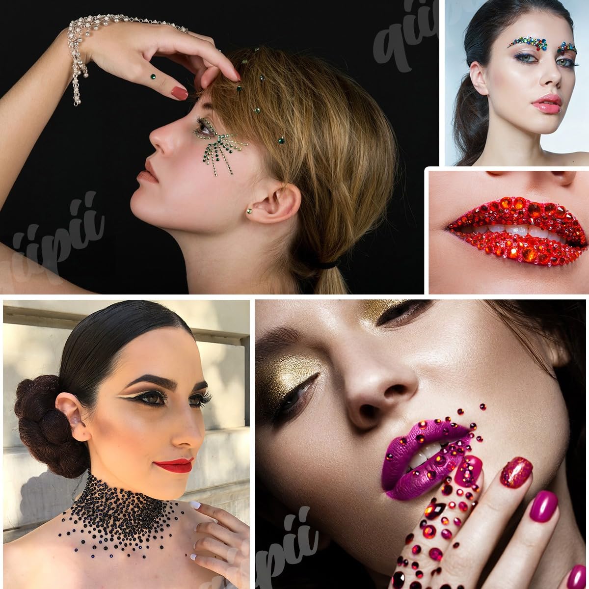 16000PCS Bright Gold Resin Rhinestones for Crafting 3mm 4mm 5mm Golden Flatback Jelly Stones Bulk SS10 SS16 SS20 Non-Hotfix Diamonds Gems for Face Eyes Makeup Tumblers Bottles DIY Crafts Clothes Shoes