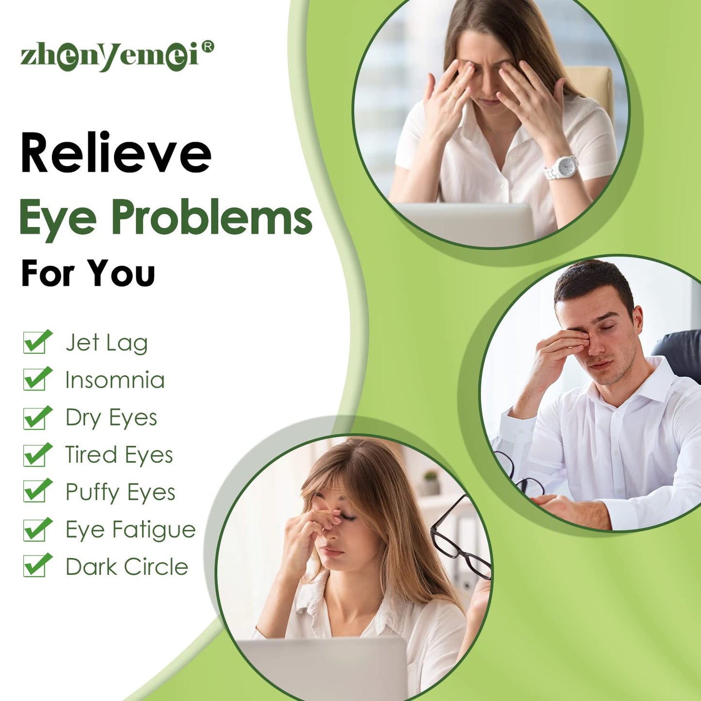 Self Heating Warm Compress for Eyes | 6A Silk Cotton Material | Heated Eye Mask for Fast Relief of Dry Eyes | No Microwave Needed | Eye Treatment Products for Dry Eye Relief | 20 Count