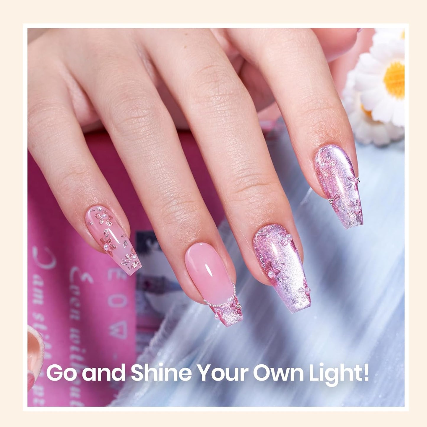 Beetles Gel Top Coat - 15ml No Wipe Top Coat High Gloss Shiny and Long-Lasting Soak Off LED Nail Lamp for Gel Polish