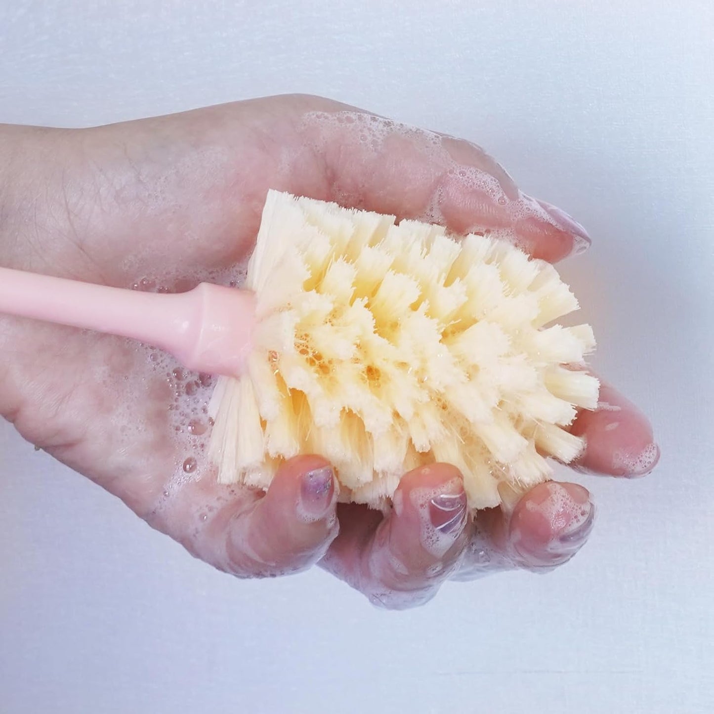 Water Bottle Brush Long Handle Bottle Cleaner Scrubbing Brush for Cleaning Sports Bottles, Baby Bottles, Cups, Coffee Mugs, Glasswares, Wine Decanters, Flask, Vase (Brush-pingshua-fenzong)