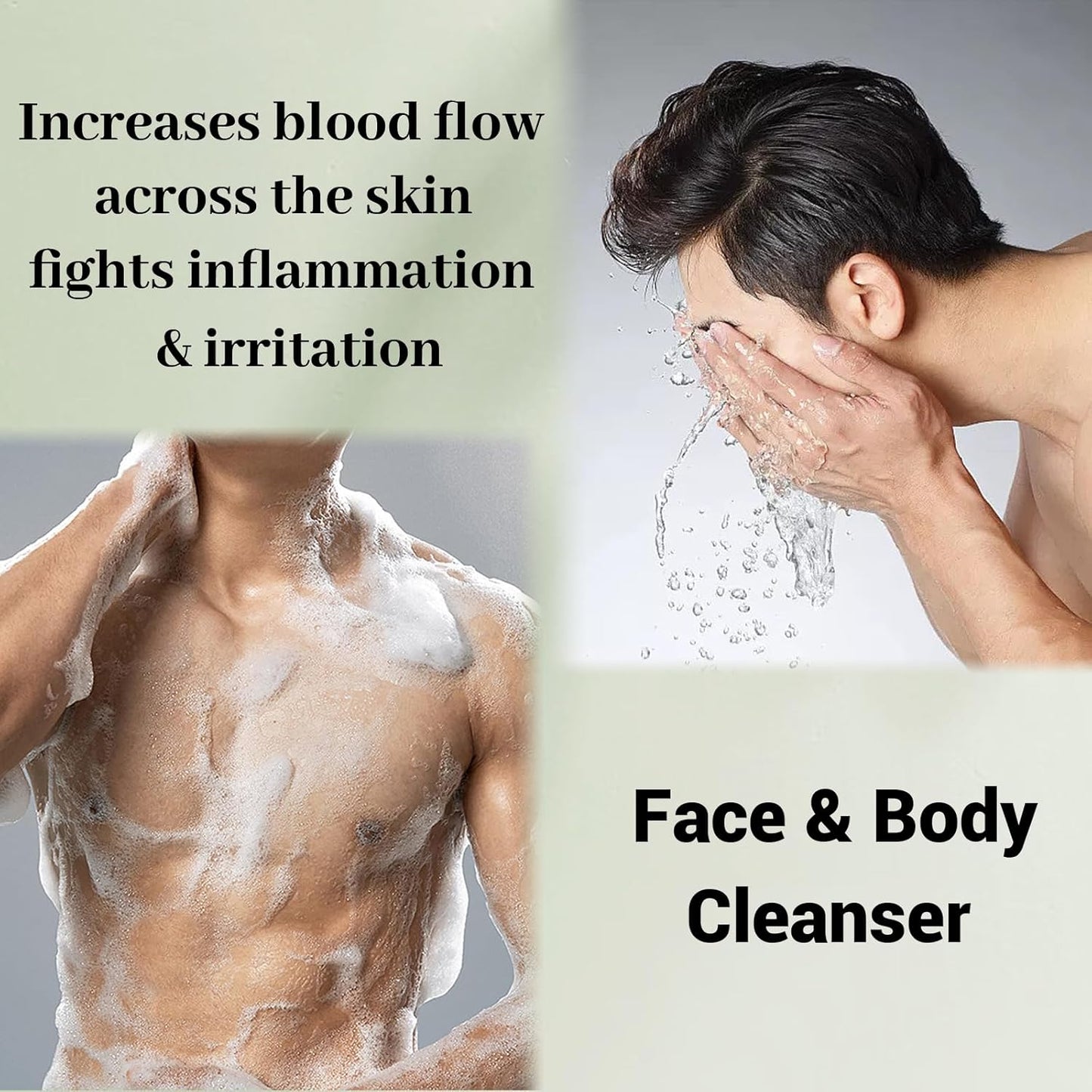 3 Pack Natural Activated Charcoal Soap Bar Black Soap for Face & Body Cleanse, Handmade Bamboo Charcoal Soap with Coconut Oil, Gentle Cleanser Soap for Men Women All Skin Types