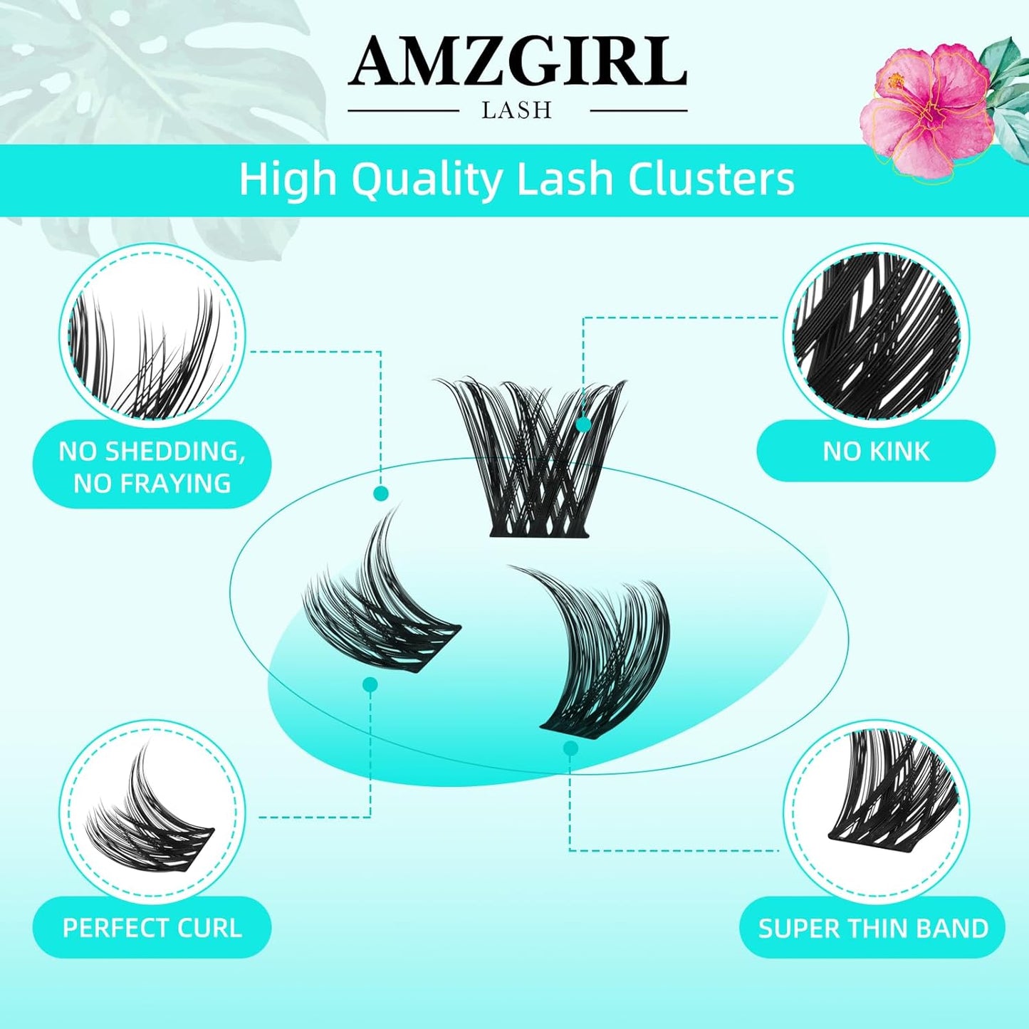 Lash Clusters Wet Look 168Pcs Eyelash Cluster Ultra-Thin Lash Band Eyelashes Extensions Spiky Anime Wide Span Lashes(Tulip,C-10mm)