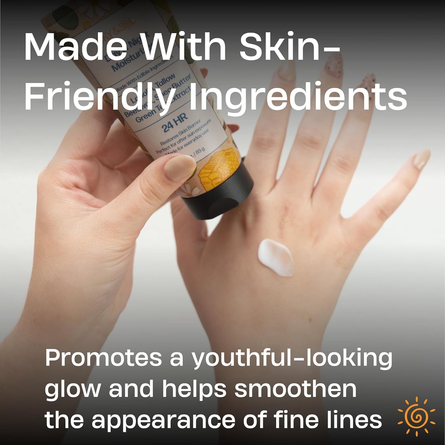 Everything Cream | 100% Grass Fed Beef Tallow Moisturizer for Face and Body | Day & Night Skincare | Safe Natural Edible-Grade Ingredients | After-Sun Care | All Skin Types | 3 oz