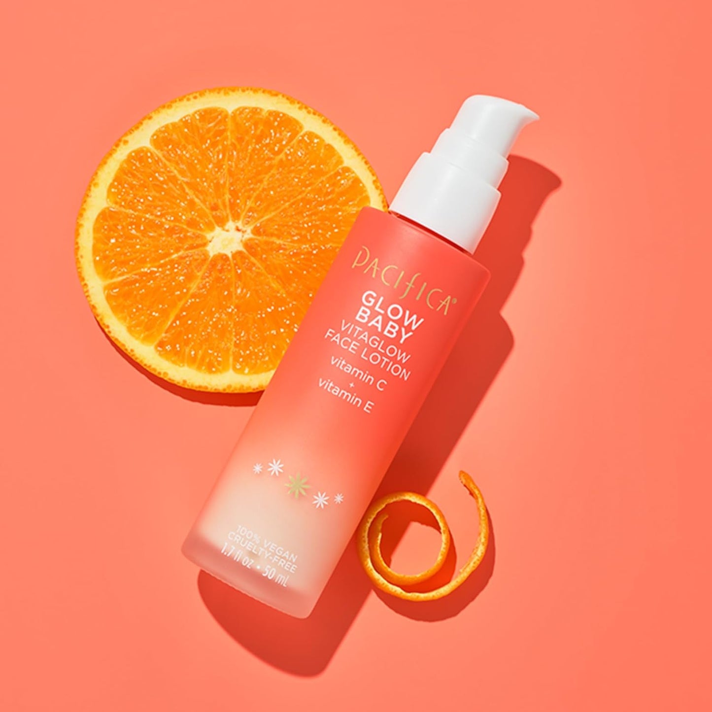 Pacifica Beauty Glow Baby VitaGlow Face Lotion & Eye Bright Eye Cream Set, Skincare, Moisturizer, Brightener, Vitamin C, Caffeine, Hyaluronic Acid, Face Care, Vegan, 2.7 fl oz and 0.5 fl oz (Set of 2)