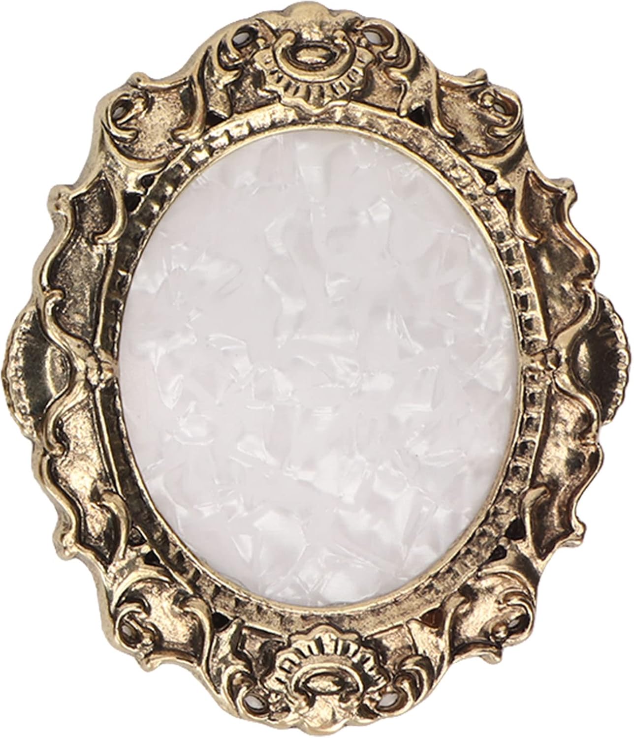 Nail Art Resin Palette,3pcs Vintage Nail Art Palette Multi Functional Display Mixing Nail Coloring Palette Nail Polish Color Mixing Palette for Makeup Gold Copper Color