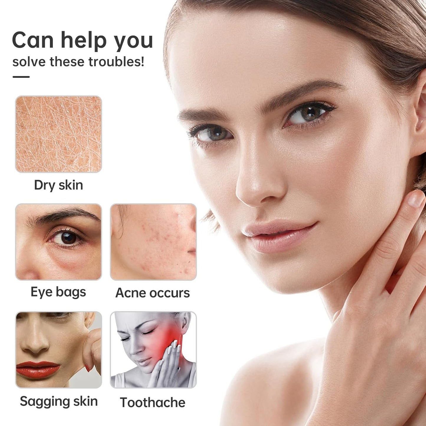 Ice Roller for Face and Eye, Ice Face Roller, Ice Roller Skin Care Tools Gifts for Women , Silicone Ice Mold for Beauty(Black)