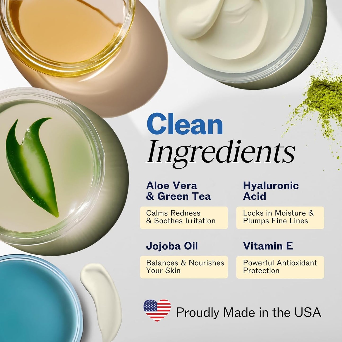 LilyAna Naturals Retinol Cream - Anti-Aging Moisturizer for Face & Neck, Made in USA, Wrinkle Reduction - 1.7oz, 2 Pack