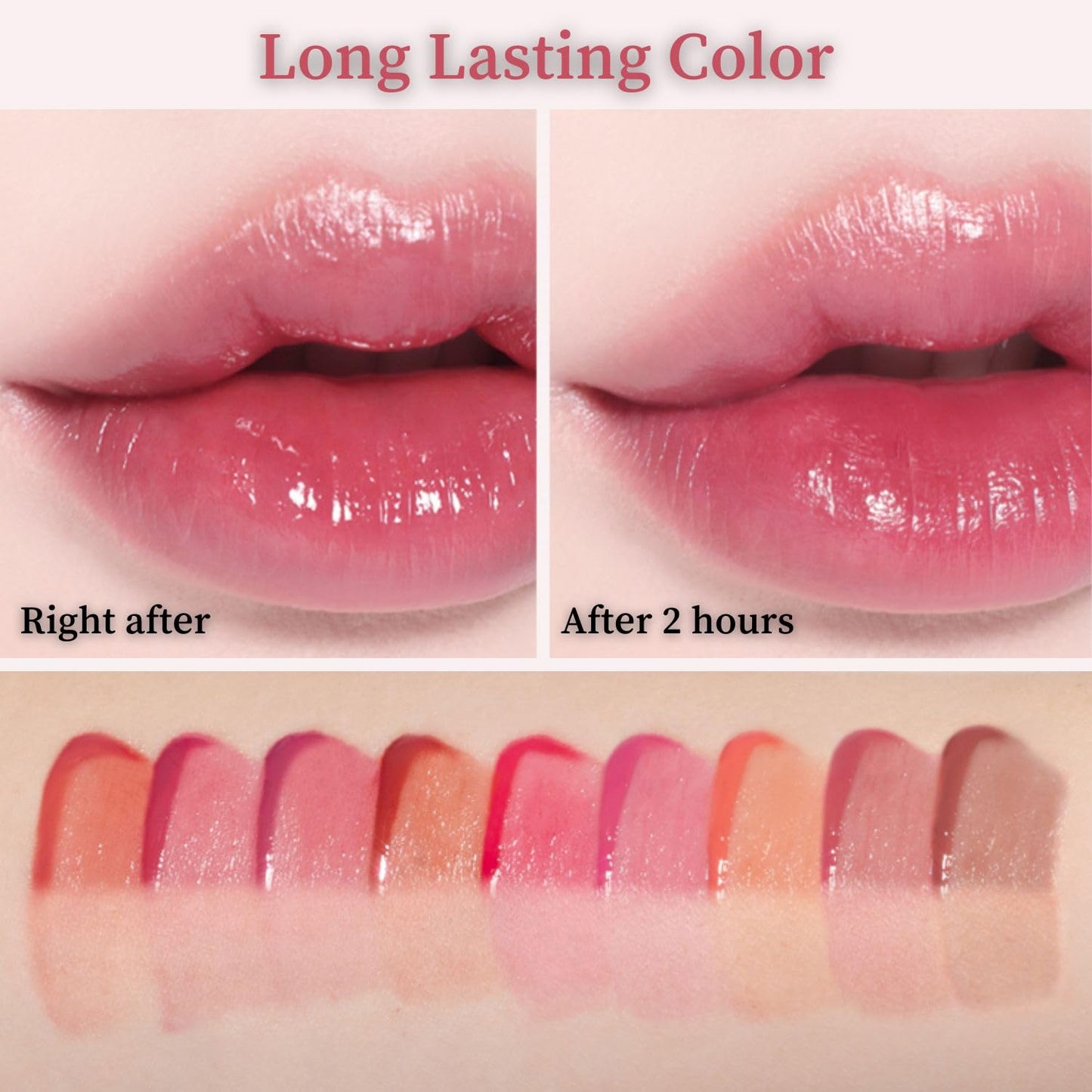 BBIA L’EAU Tint – Glossy & Glow Lip Stain, Watery Lip Tint, Non-Sticky, High Shine Finish, Long-lasting, Moisturizing, Lightweight, Natural, Daily Use, Vegan, Korean Lip Makeup (07 PEACH L'EAU)