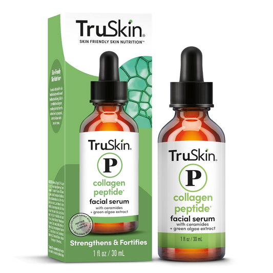 TruSkin Pro Collagen Multi Peptides Serum for Face – Anti Aging Face Serum with TriPeptide-29 & Ceramides – Support Skin’s Natural Collagen & Skin Barrier for Firmer-Looking Skin – 1 fl. Oz