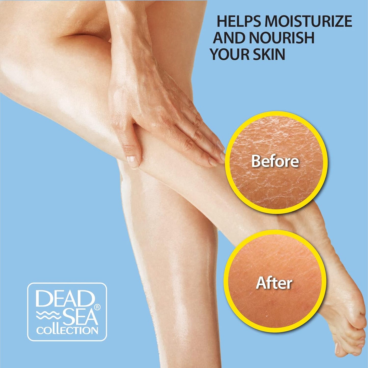 Dead Sea Collection Body Oil for Dry Skin - Retinol & Vitamin E, A Moisturizing Oil for Face, Anti-Aging - Skin Elasticity Support, Renews Skin Surface & Softens Pack of 2 (4 Fl. Oz Each)