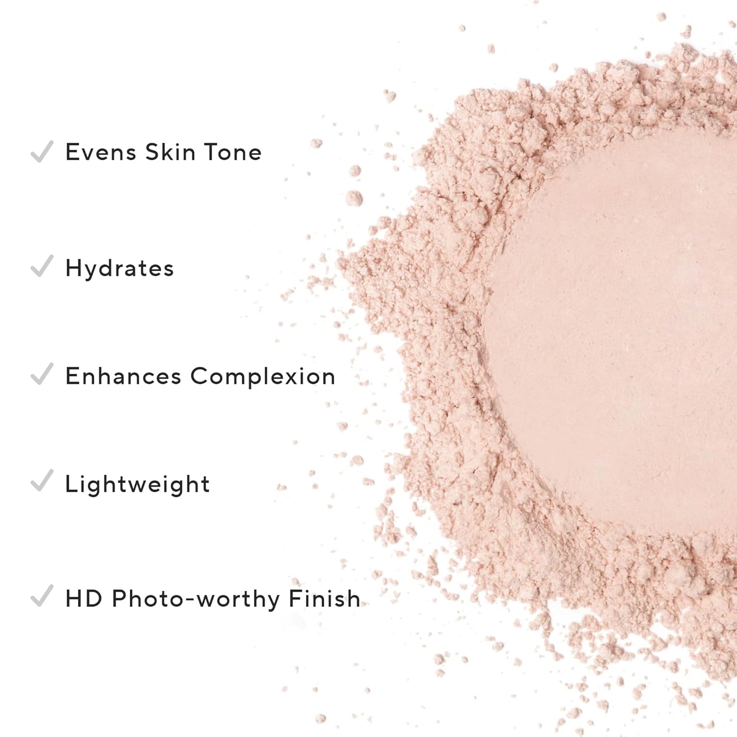 Mirabella Pure Press Powder Foundation Makeup, HD Finish Buildable Mineral Foundation for Sensitive Skin and All Skin Types with Age-Defying Benefits, Jojoba and Triglyceride, Original Fair I