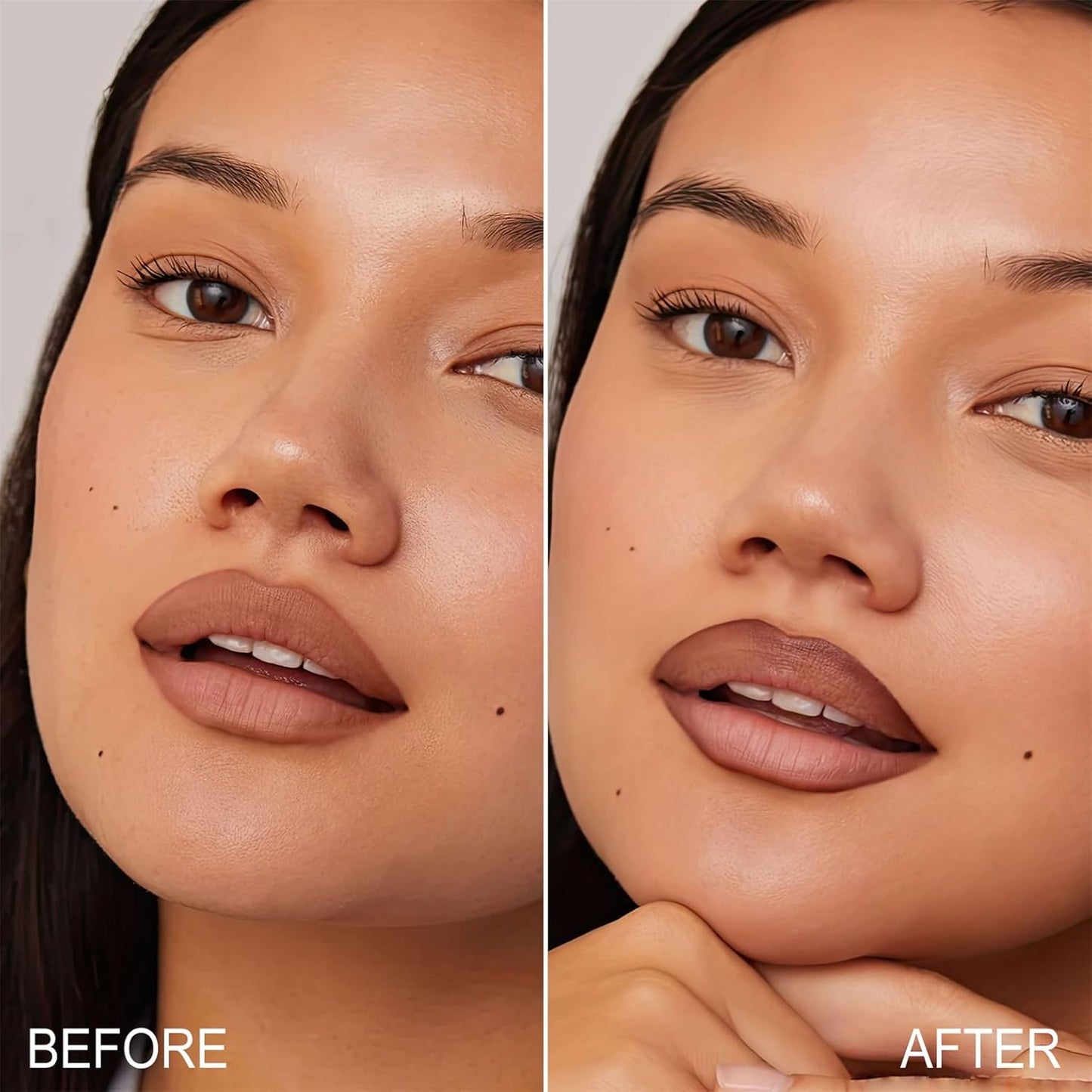 OETUIOW Lip Tint Stain Peel Off - Waterproof Lip Liner Stain, Moisturizing Long-Lasting Lip Stain, Create A Natural Lip Color, Enhancing Complexion for All Skin Types (Cocoa, 0.12 Fl Oz (Pack of 1))