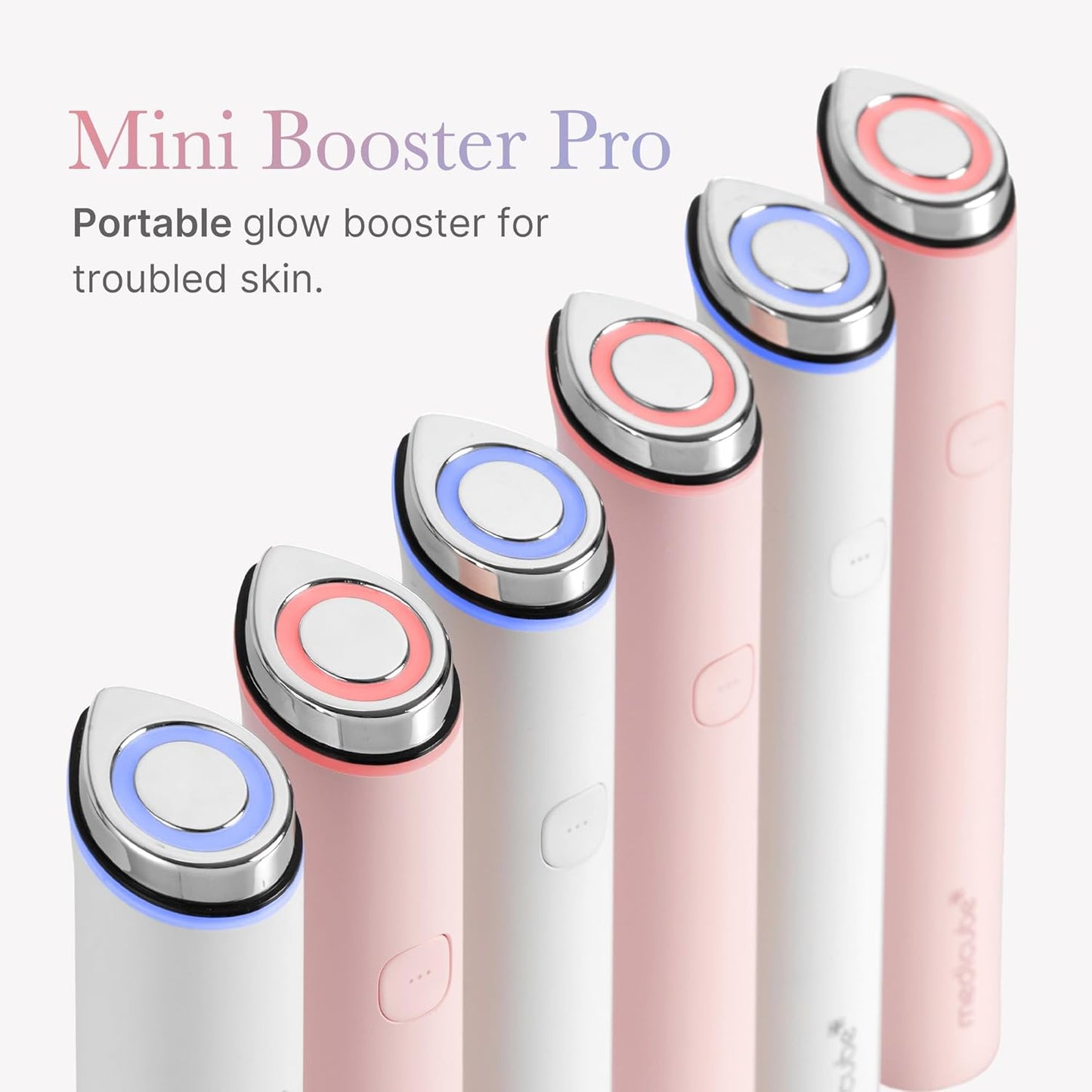 medicube Mini Booster Pro White | Affordable At-Home Facial Skin Care Tool for Beginners - Portable Glow Booster for Glass Skin, Boosting Skin Care Absorption, Skin care for teens, Korean Skin Care