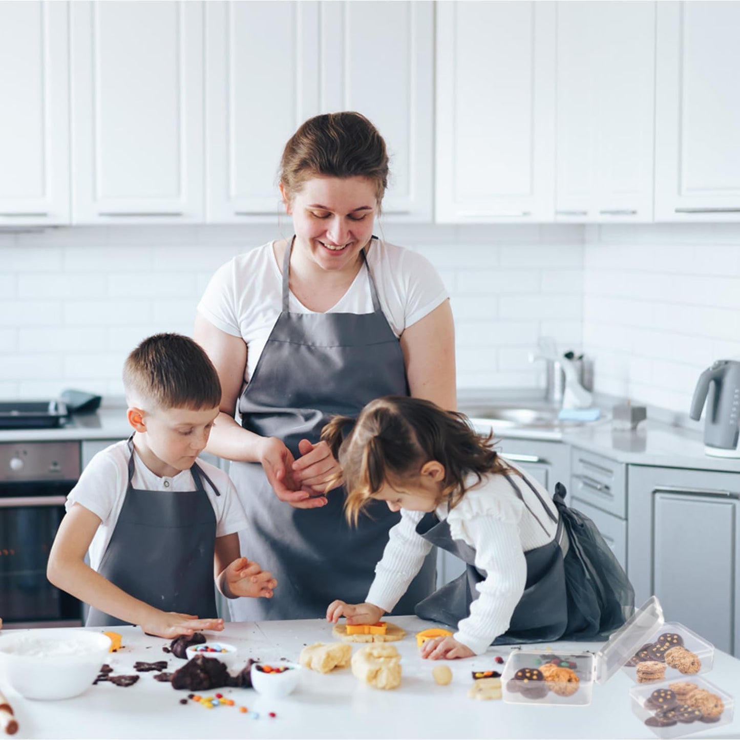 24-Pack Small Clear Plastic Storage Box with Lid - Durable Organizer and Storage Bins for Crafts, Art Supplies, Jewelry, and Tools - Compact, Stackable, and Portable (4.92 x 4.92 x 1.4 Inches)
