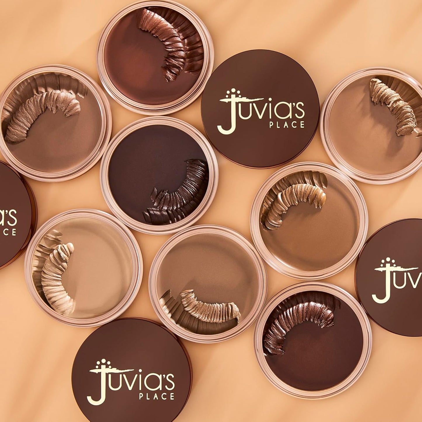 Juvia's Place Bronzed Cream Bronzer Nutmeg - Creamy Bronzing Makeup Beauty Glow Sun Kissed Cheek Matte Shimmer Contour Long Lasting Finish Pigmented Bronze Light Buildable Blendable