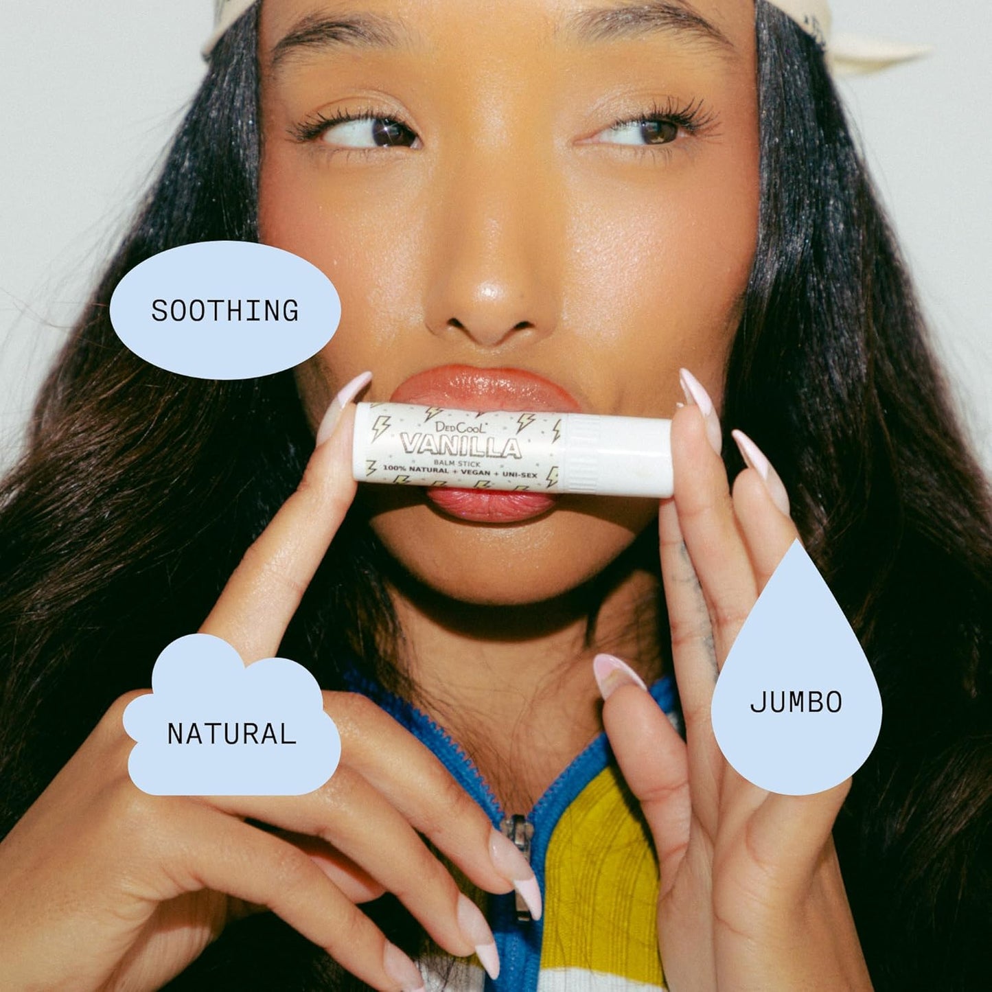 DedCool Lip Balm Stick (Banana Kush) Jumbo, Vegan, Flavored, Coconut Oil Lip Balm, Long Lasting, Moisturization, Hydrates Dry & Chapped Lips, Vegan, Natural, Clean, Non-Toxic, Fragrance For All