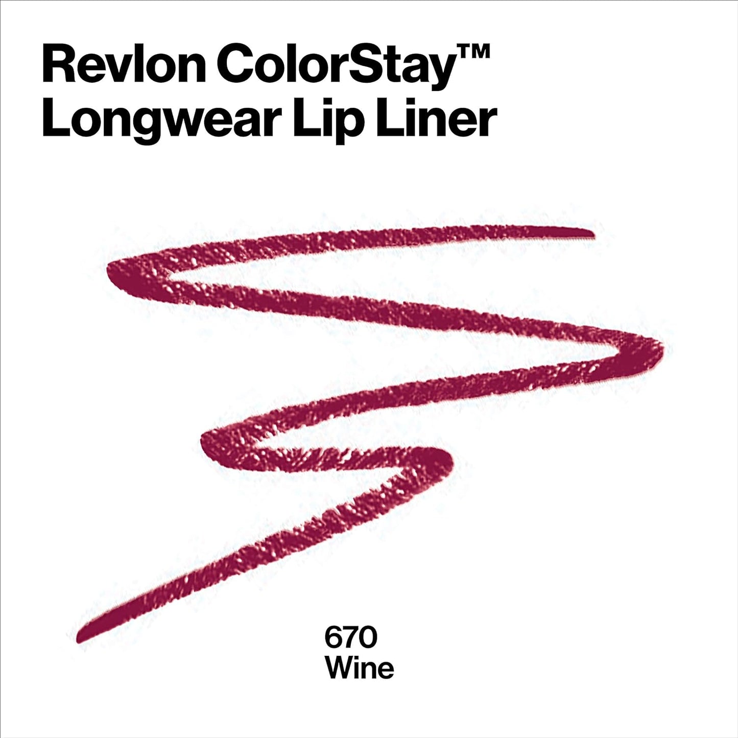 Revlon ColorStay Lipliner with Sharpener, Wines 080, 0.01 Ounce (28 g)