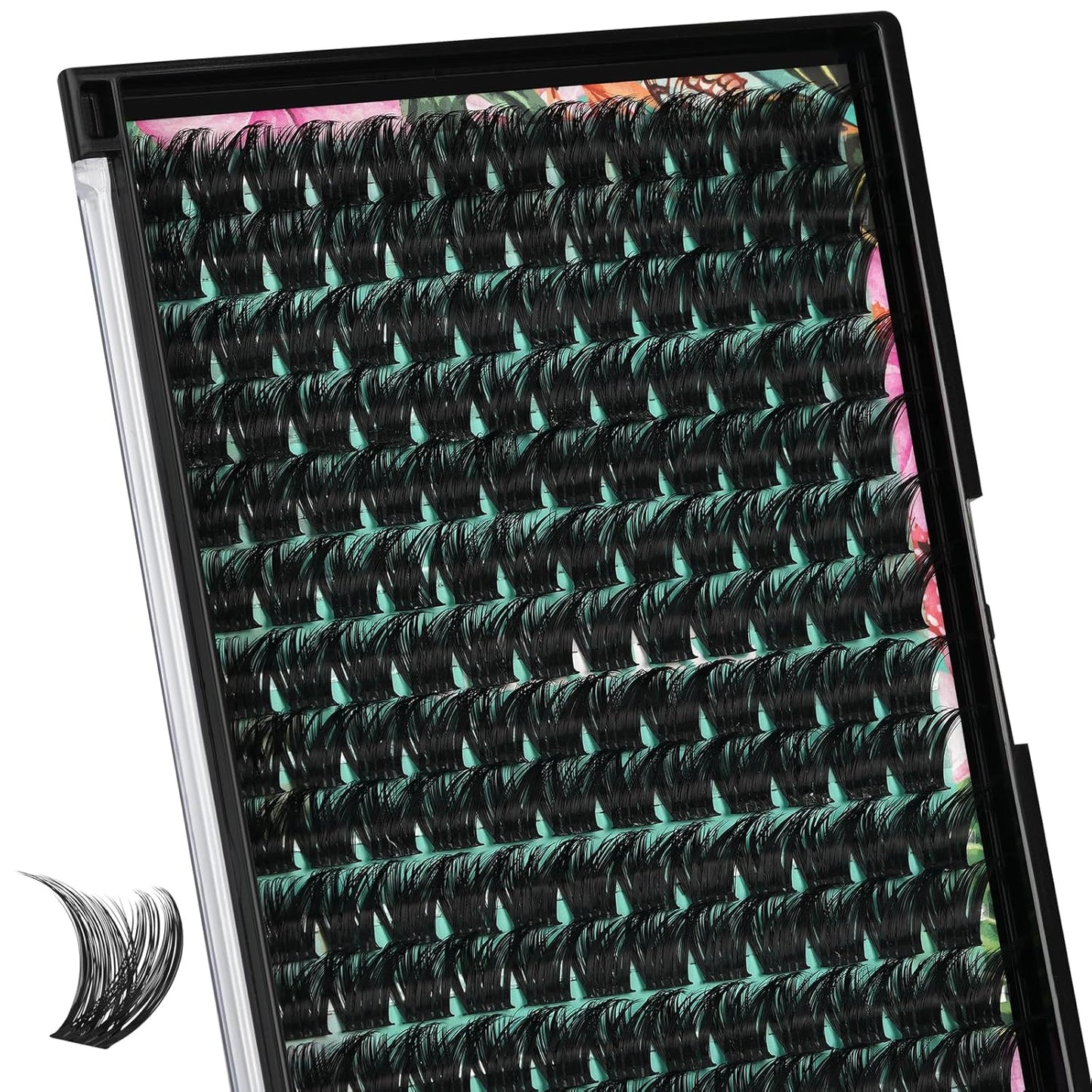 Lash Clusters Wet Look 168Pcs Eyelash Cluster Ultra-Thin Lash Band Eyelashes Extensions Spiky Anime Wide Span Lashes(Tulip,C-10mm)