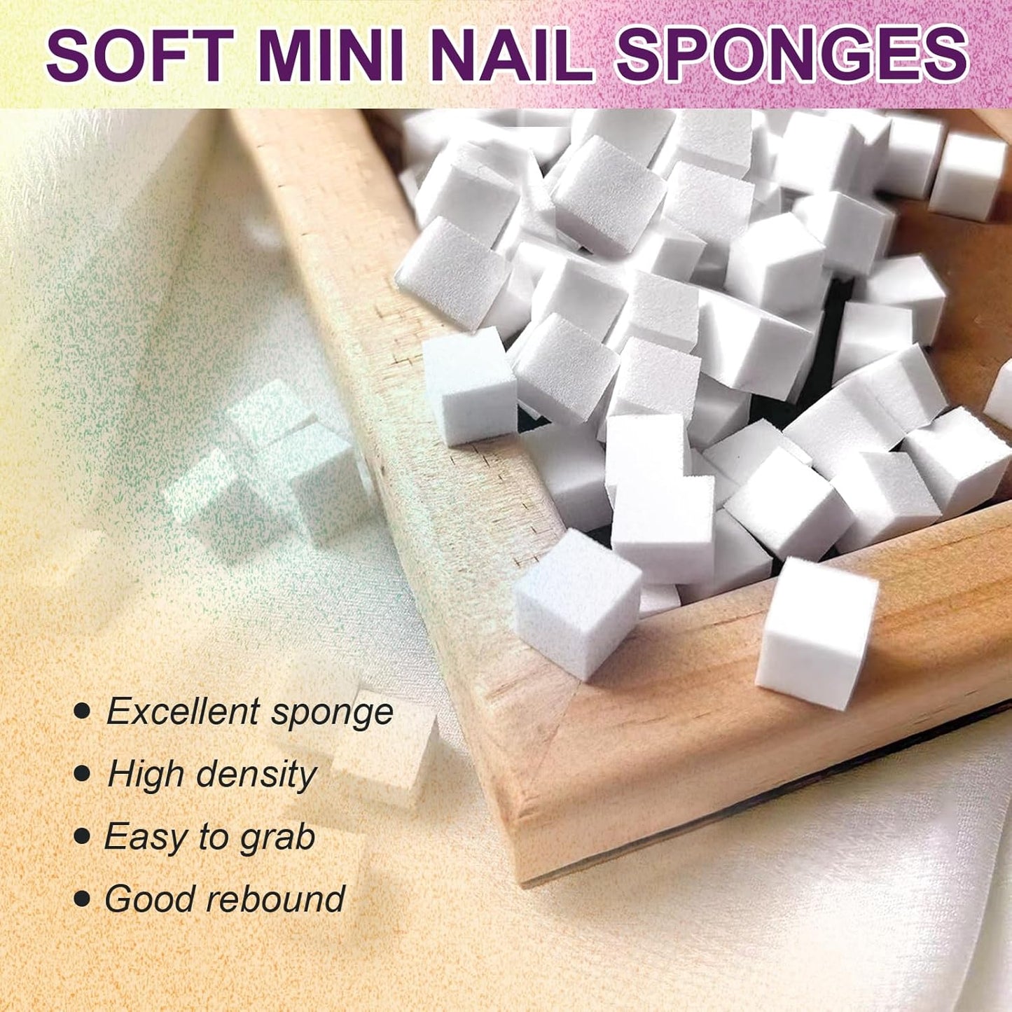 Gradient Painting Gel,12 Ombre Gel Nail Polish Kit with 100Pcs Nail Sponges & Tweezers Bright Color for Pigment Pat Nails French Manicure, Long-lasting Palette Mojito Sunrise Canvas