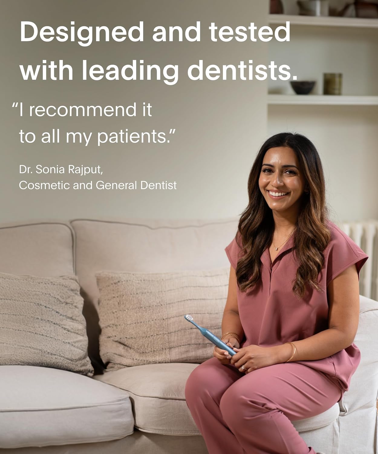 SURI 1.0 Sonic Electric Toothbrush | 40+Day Battery | Designed in California | Sustainable Electric Toothbrush for Adults | Travel Toothbrushes | Tooth Brush | Blue