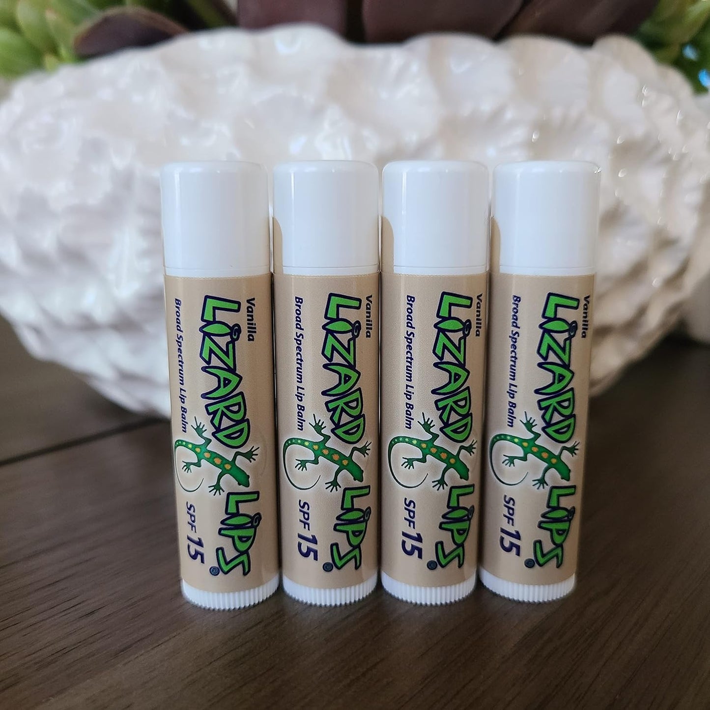 Lizard Lips SPF 15 Lip Balm (Vanilla)