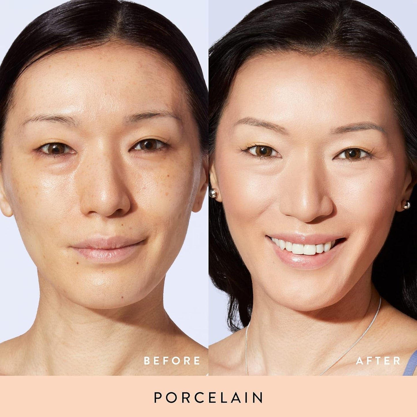 LAURA GELLER NEW YORK Award-Winning Baked Balance-n-Brighten To Go Travel Size Color Correcting Powder Foundation - Porcelain - Buildable Light to Medium Coverage - Demi-Matte Natural