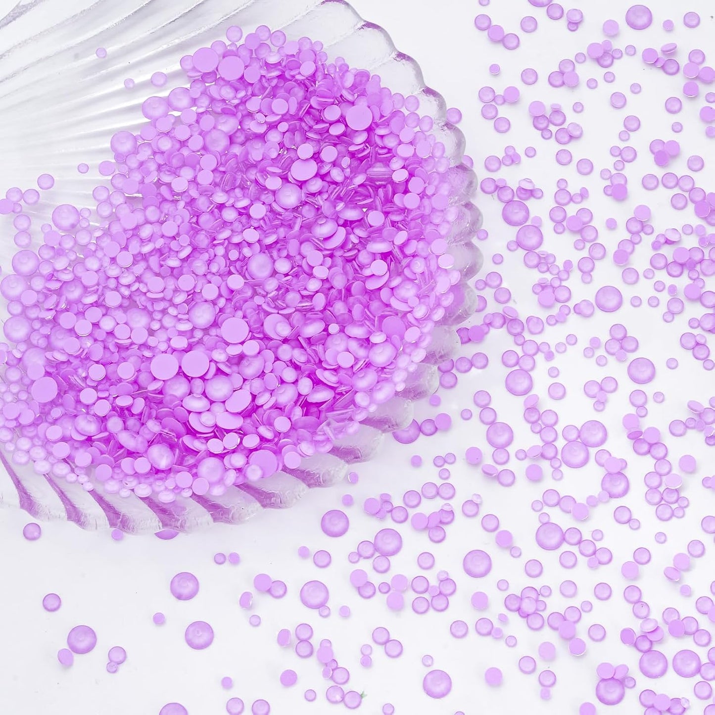 Mocha Lt.Purple Flatback Rhinestones, Glass Rhinestones for Nail Art and Craft, Glue Fix, Loose Crystal Gemstones(Mocha Lt.Purple, SS20, 1440pcs, 4.6-4.8mm)