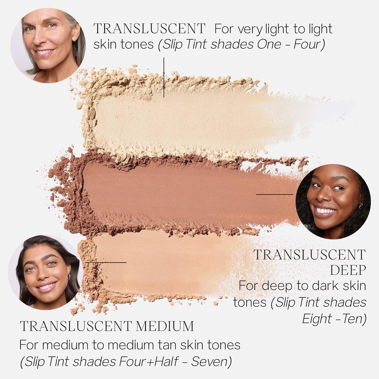 Saie Airset Radiant Loose Setting Powder - Weightless Translucent Powder to Set, Smooth + Diffuse - Formulated with Hydrating Squalane - Translucent Medium (0.14 oz)