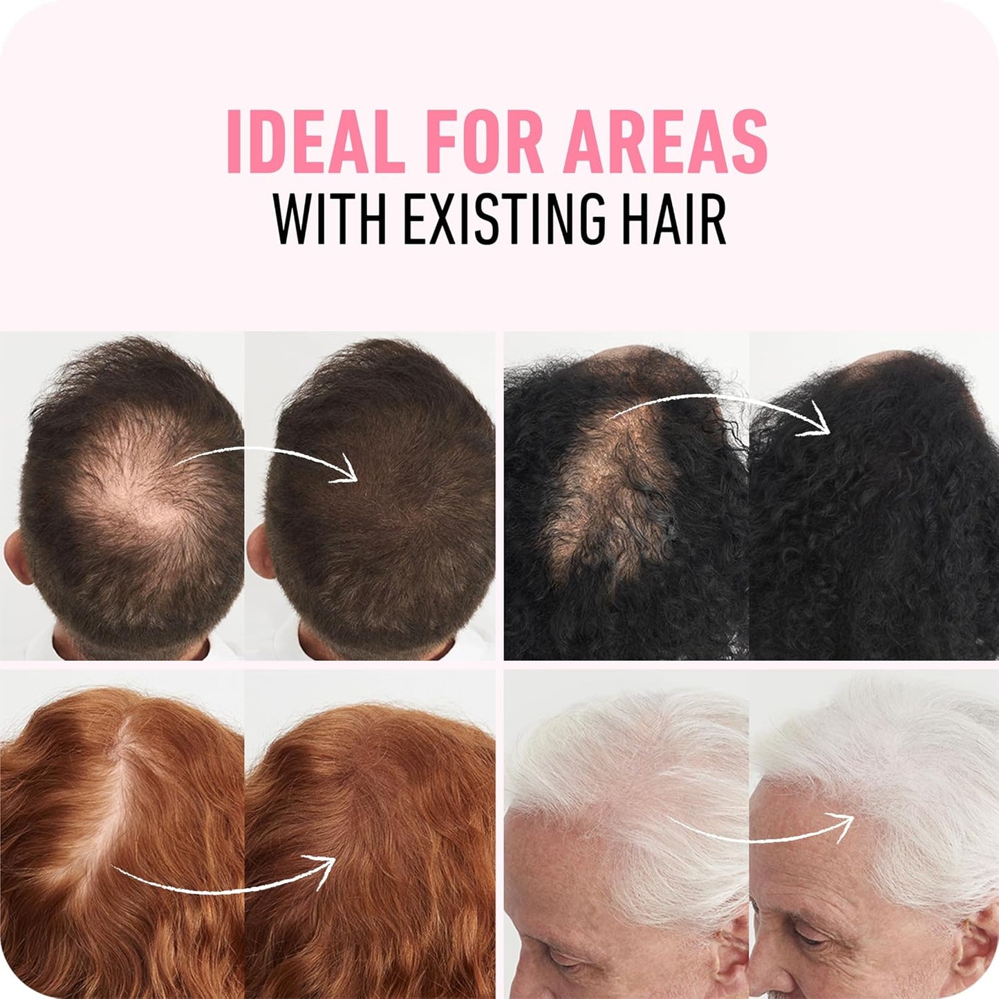 BOLDIFY Hair Fibers (28g) - Fill In Thinning and Fine Hair for an Instantly Fuller, Thicker Look - 14 Shades for Women & Men - Auburn